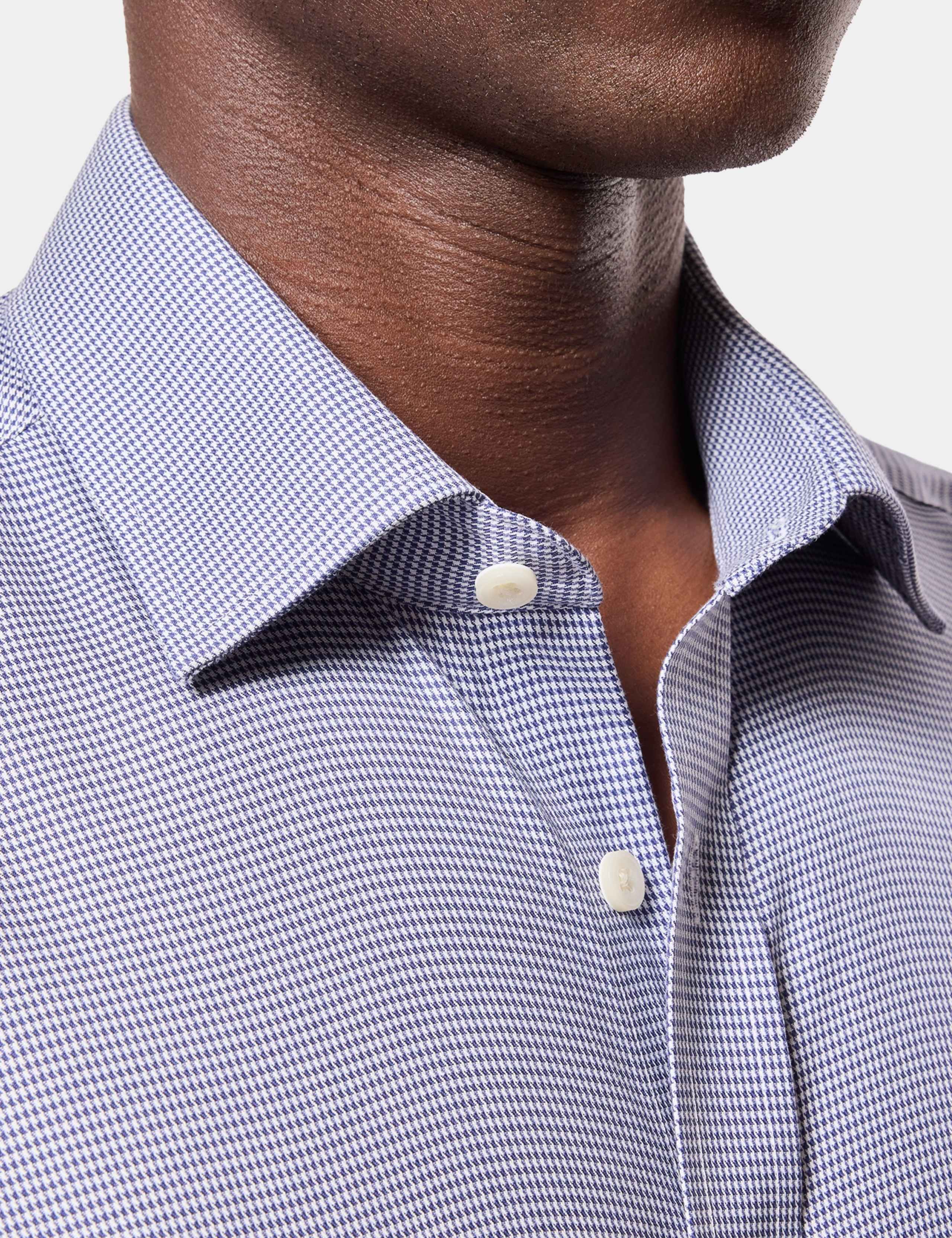 Regular Fit Non Iron Pure Cotton Houndstooth Shirt 3 of 5