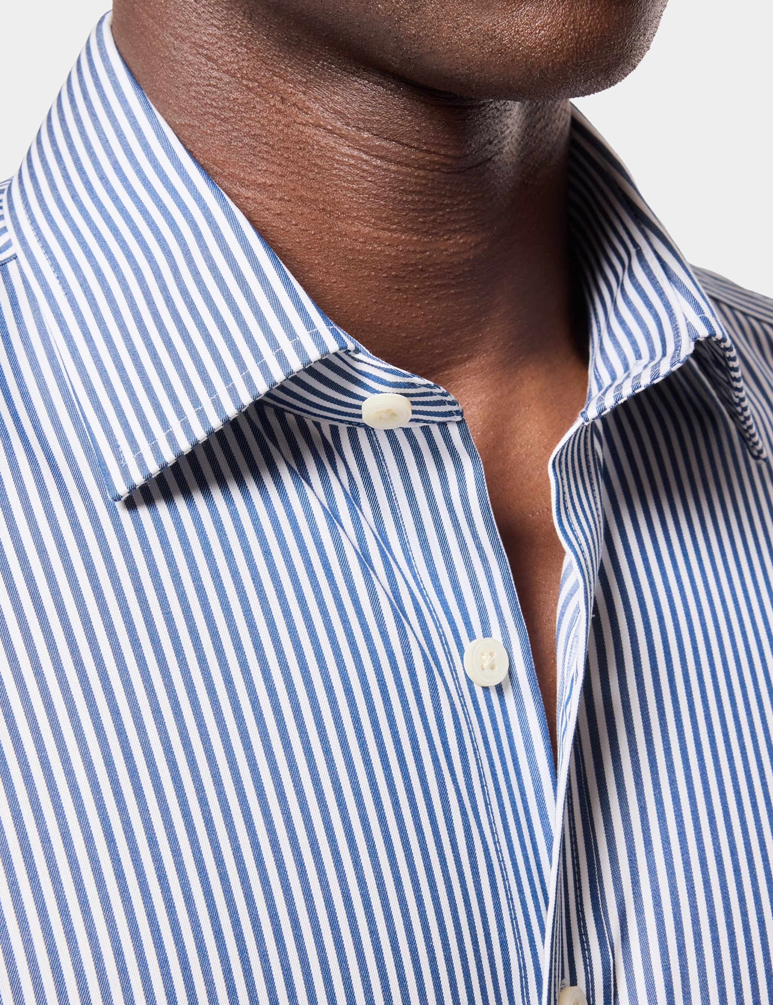 Slim Fit Non Iron Striped Shirt 4 of 5