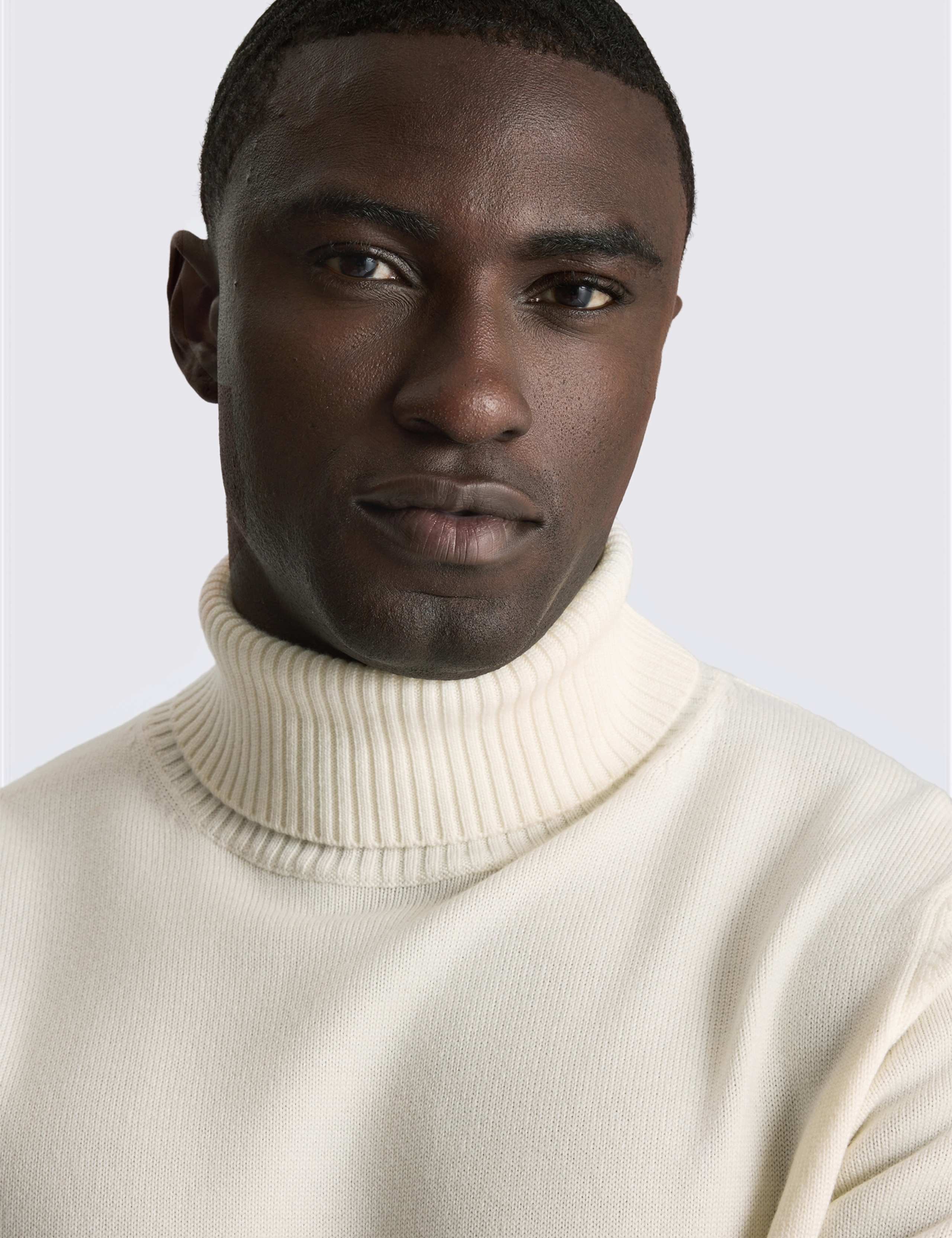 Pure Merino Wool Roll Neck Jumper 3 of 3