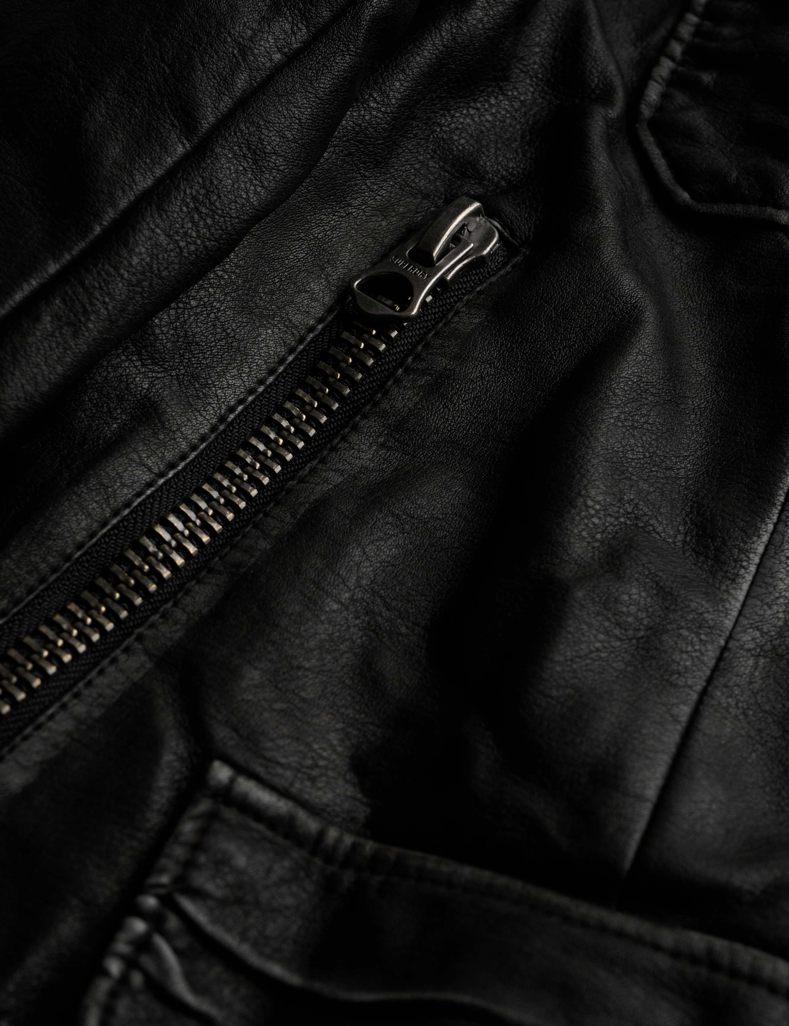 Faux Leather Double Collar Jacket 8 of 9