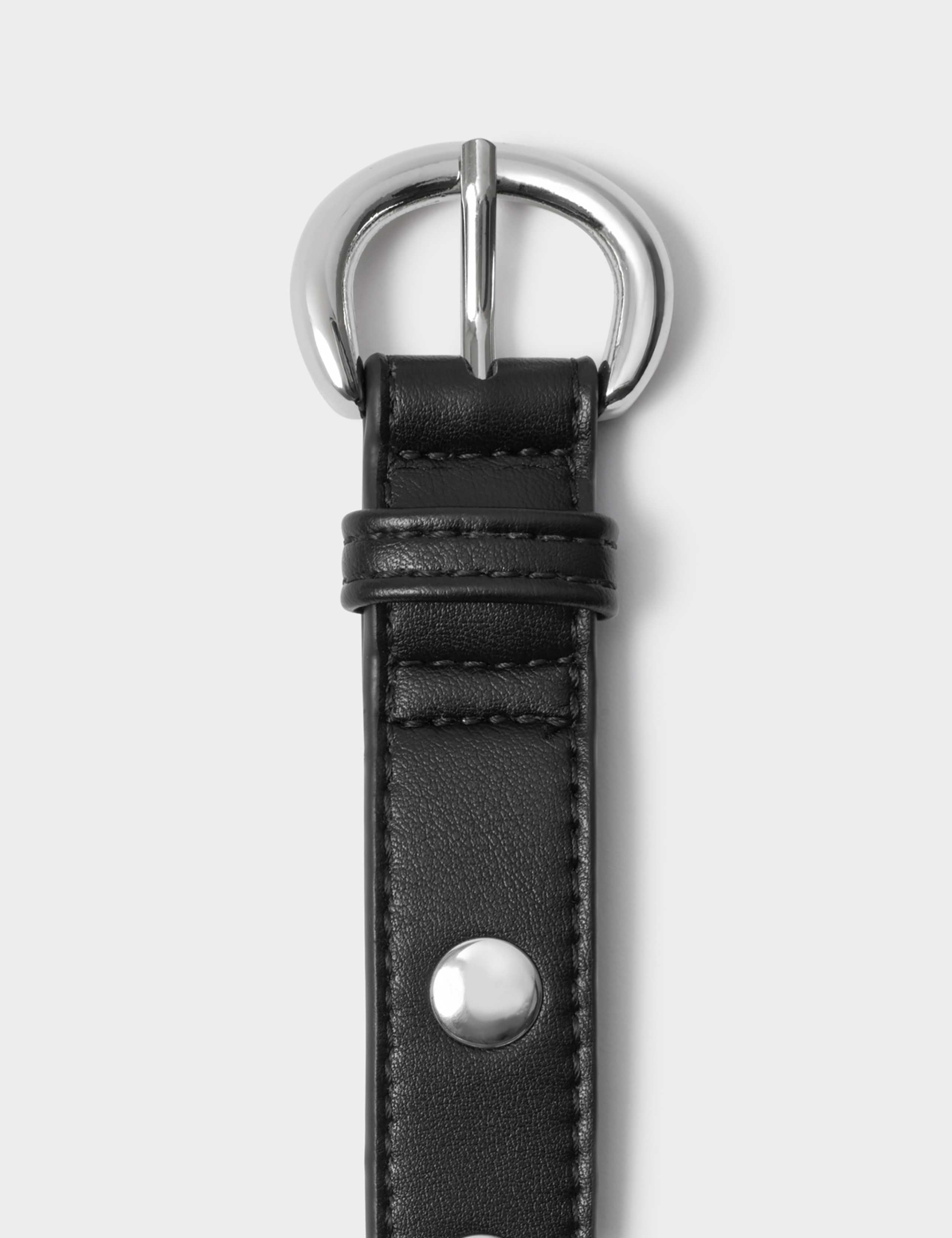 Faux Leather Studded Jeans Belt 4 of 4