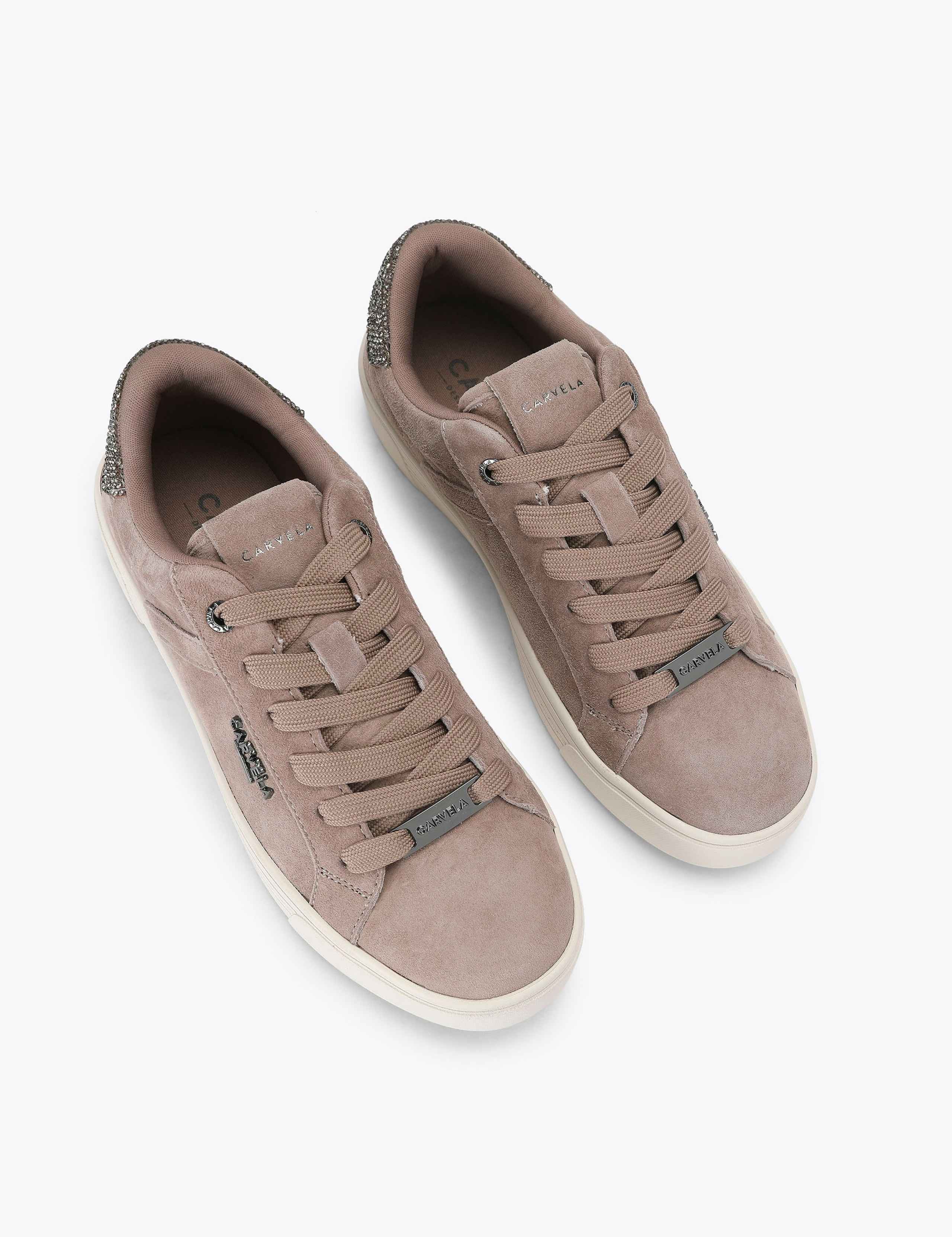 Lace Up Suede Trainers 2 of 4