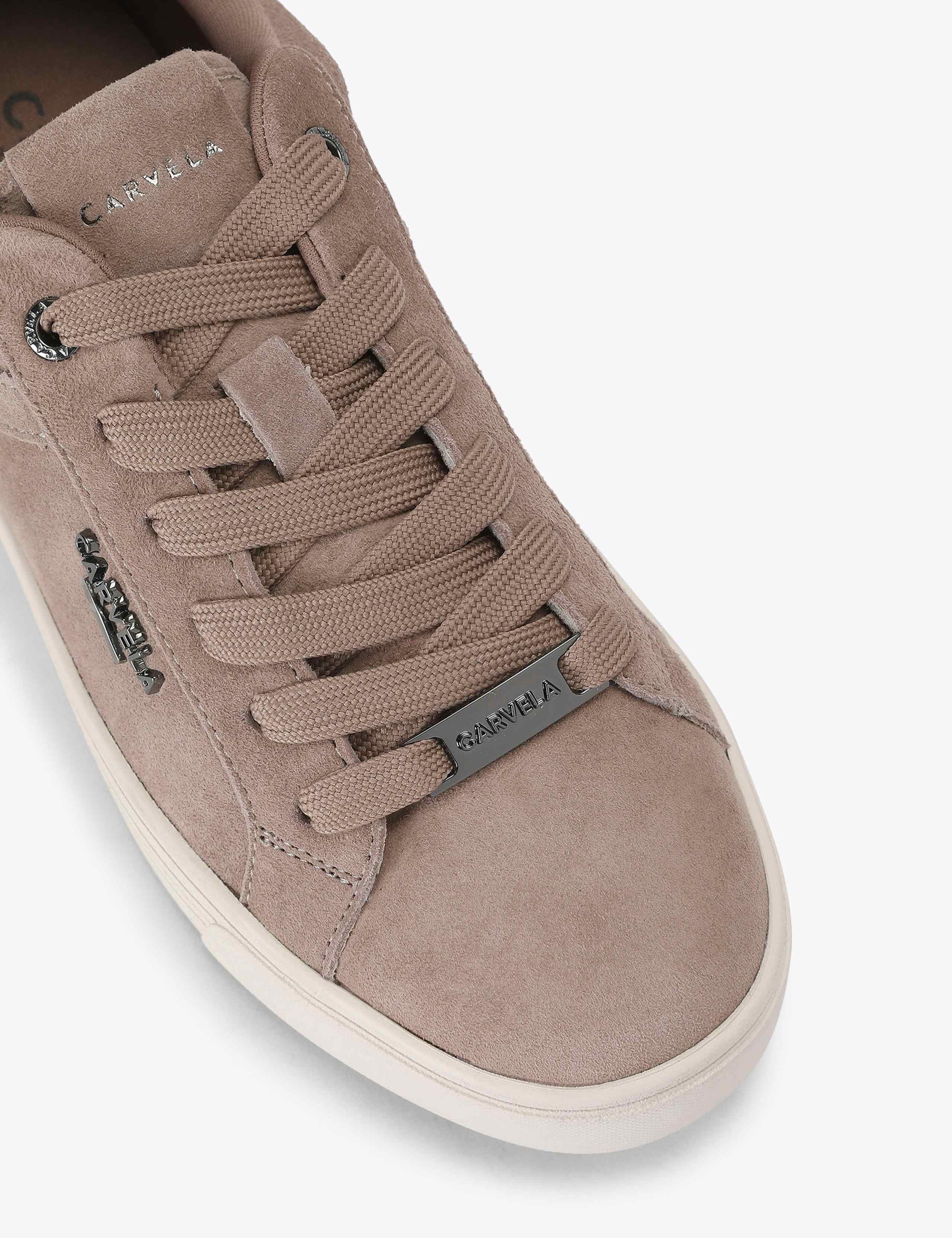 Lace Up Suede Trainers 3 of 4