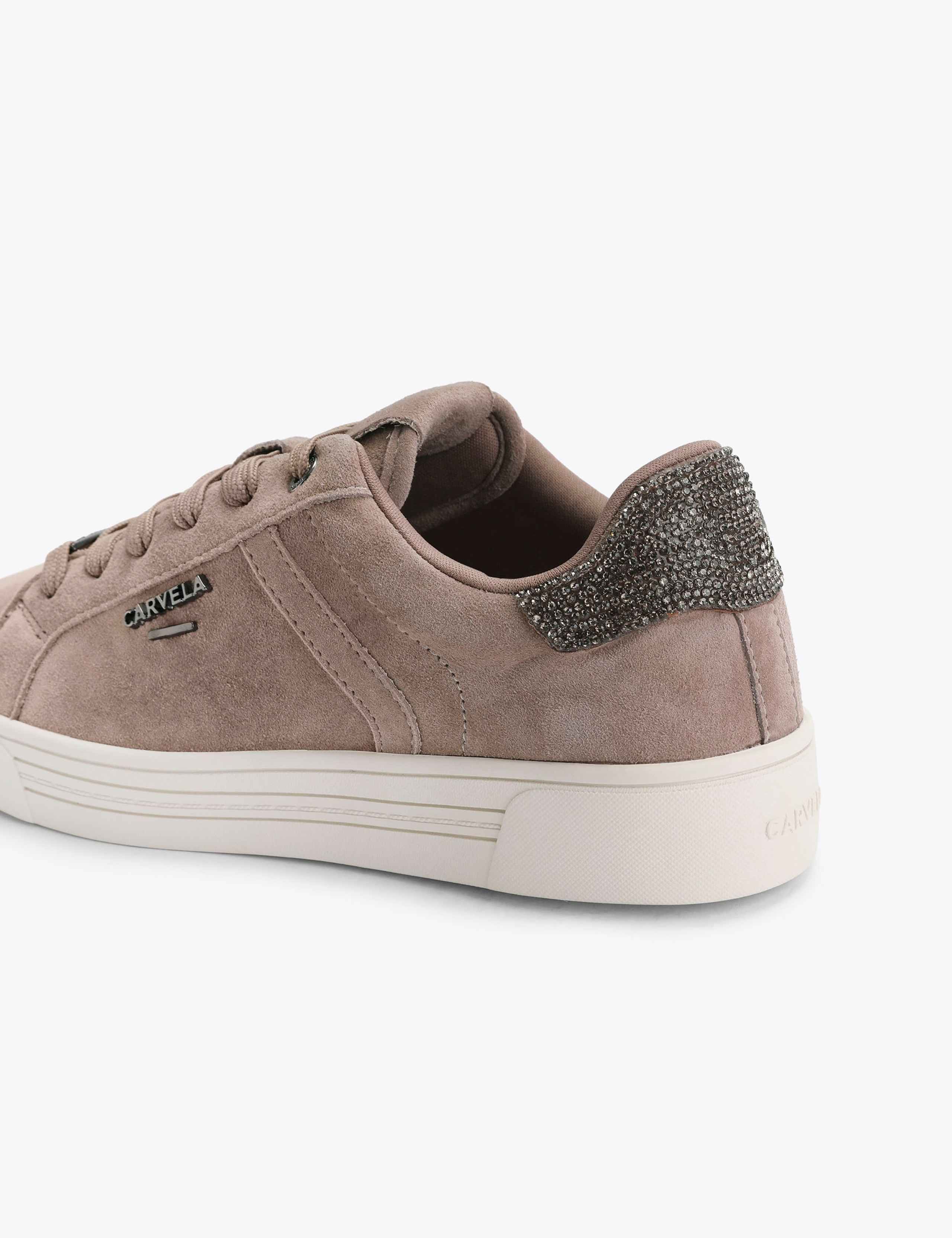 Lace Up Suede Trainers 4 of 4