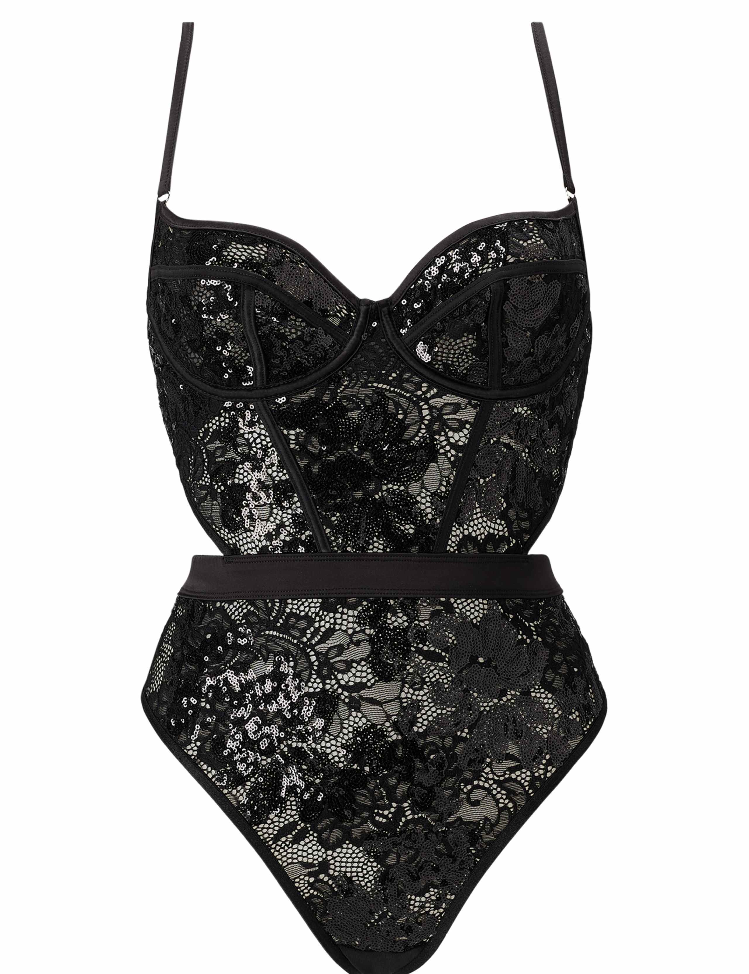 Hold Me Tight Luxe Lace Lingerie Body 2 of 6