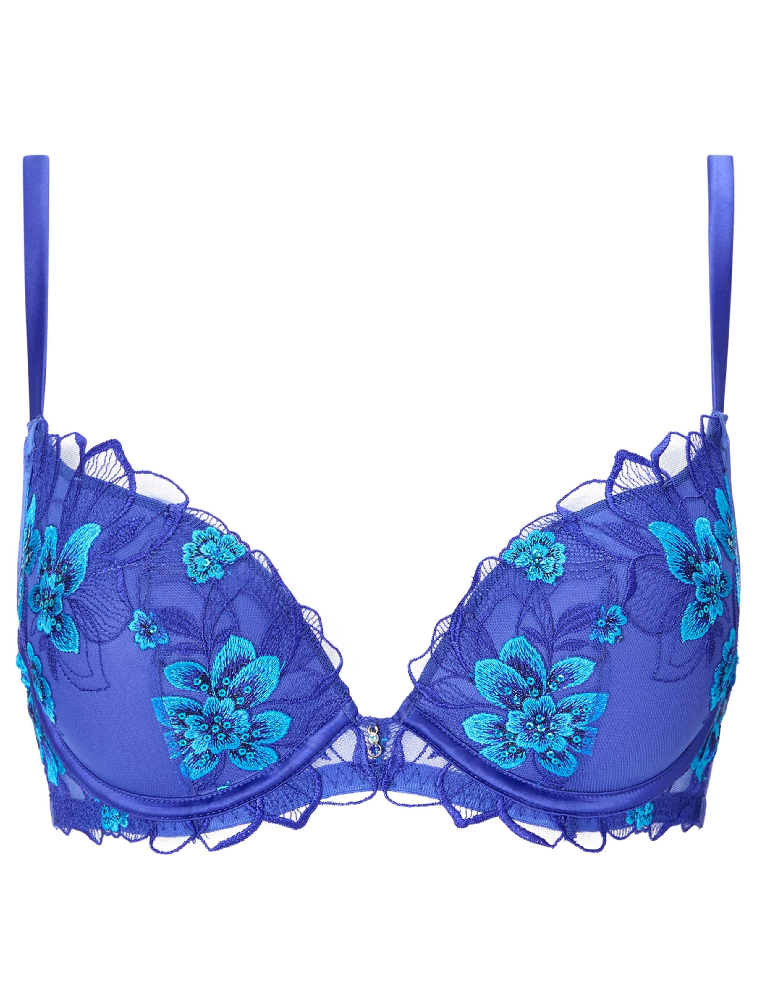 Embroidered Plunge Bra A-E 2 of 5
