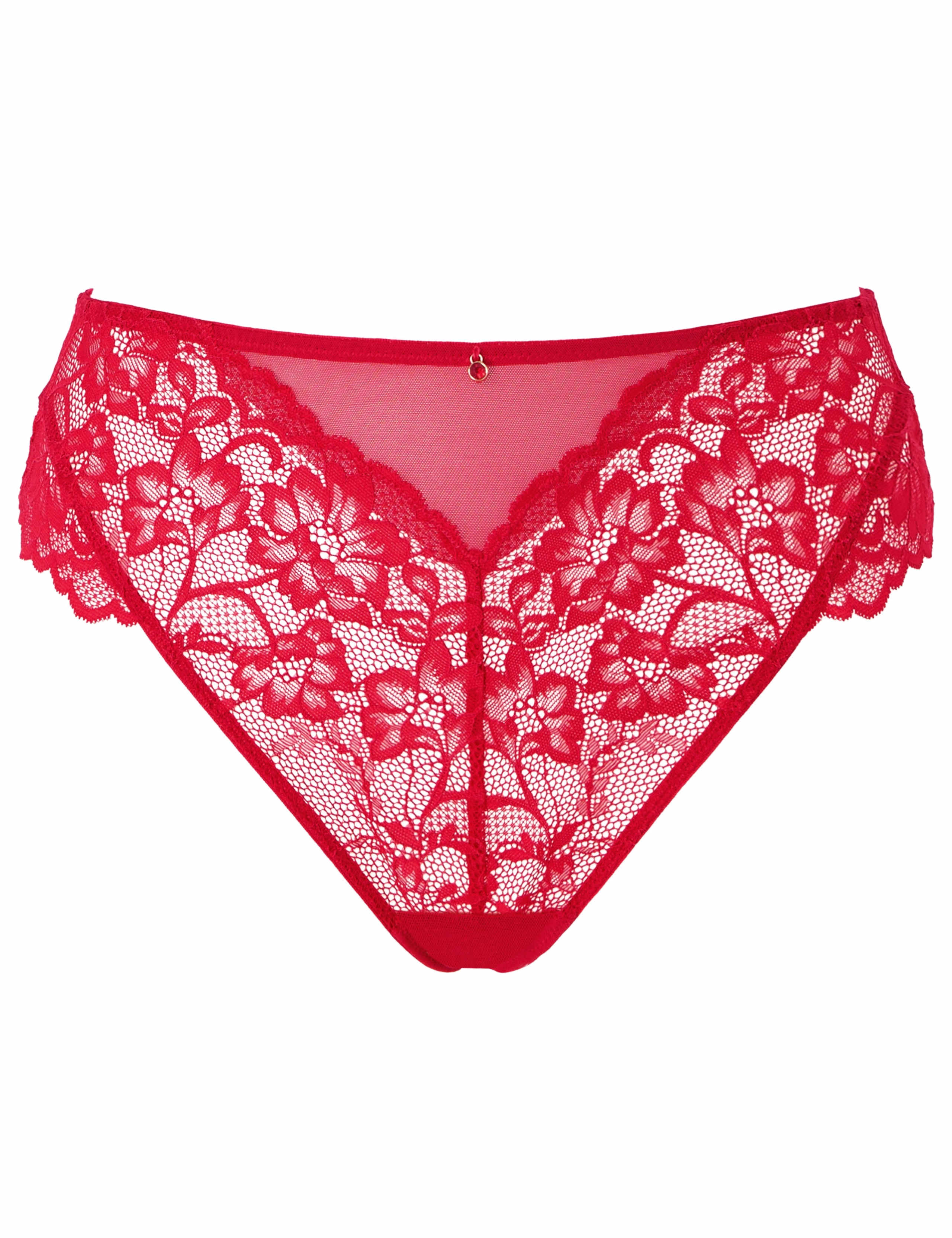 Sexy Lace High Waisted Brazilian Knickers 2 of 5