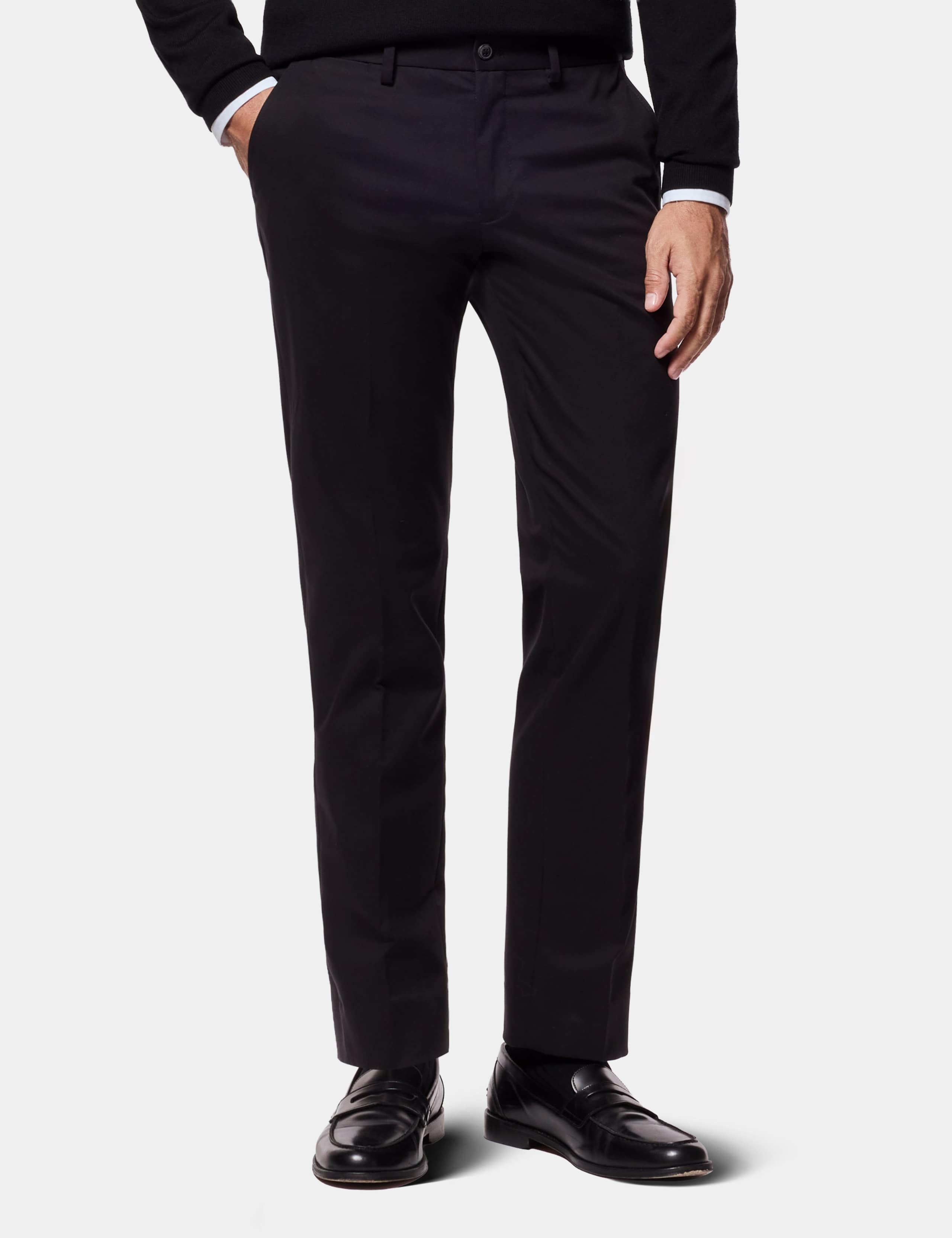 Regular Fit Easy-Iron Brushed Twill Chinos 1 of 2