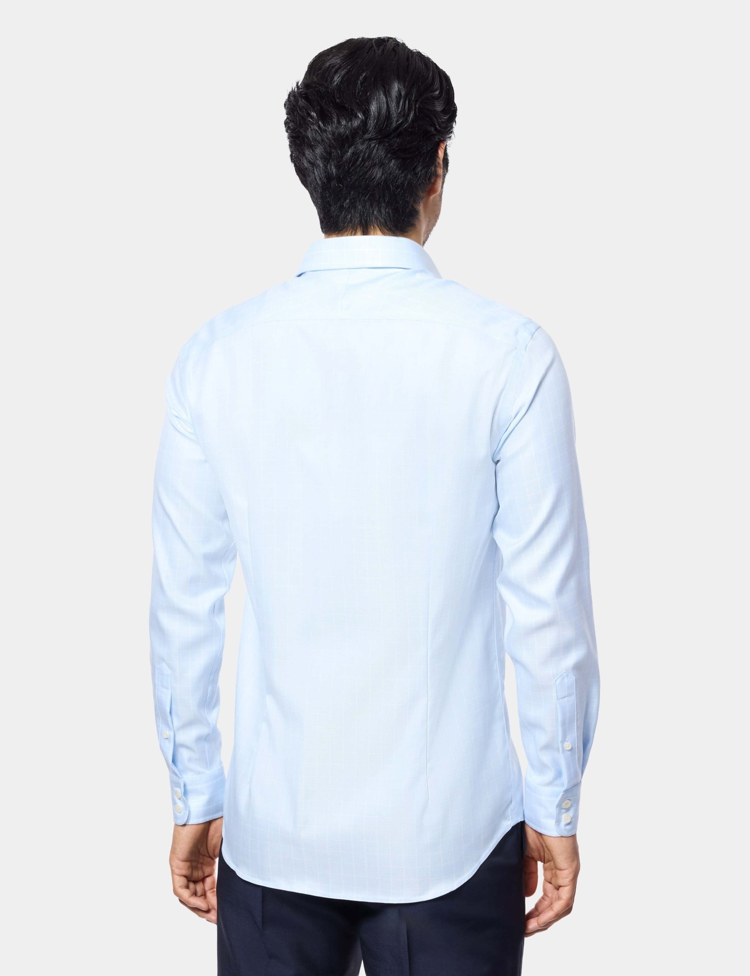 Slim Fit Non-Iron Pure Cotton Checked Shirt 3 of 4