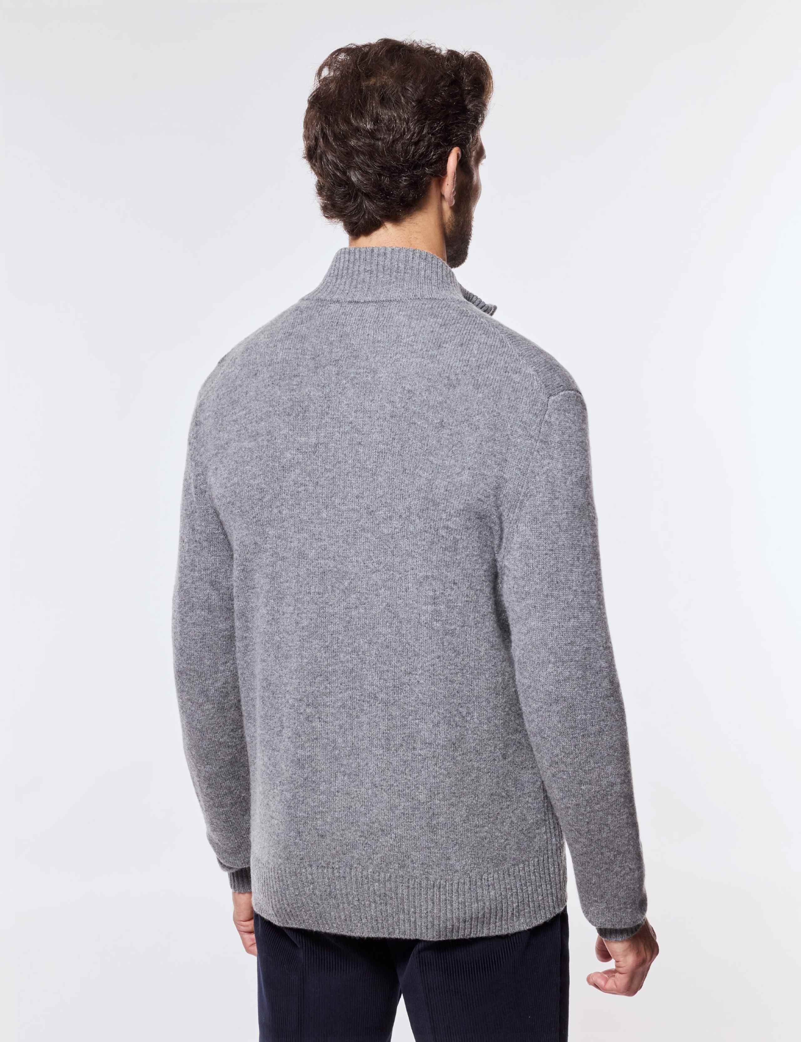 Zip Up Jumper with Lambswool 2 of 2