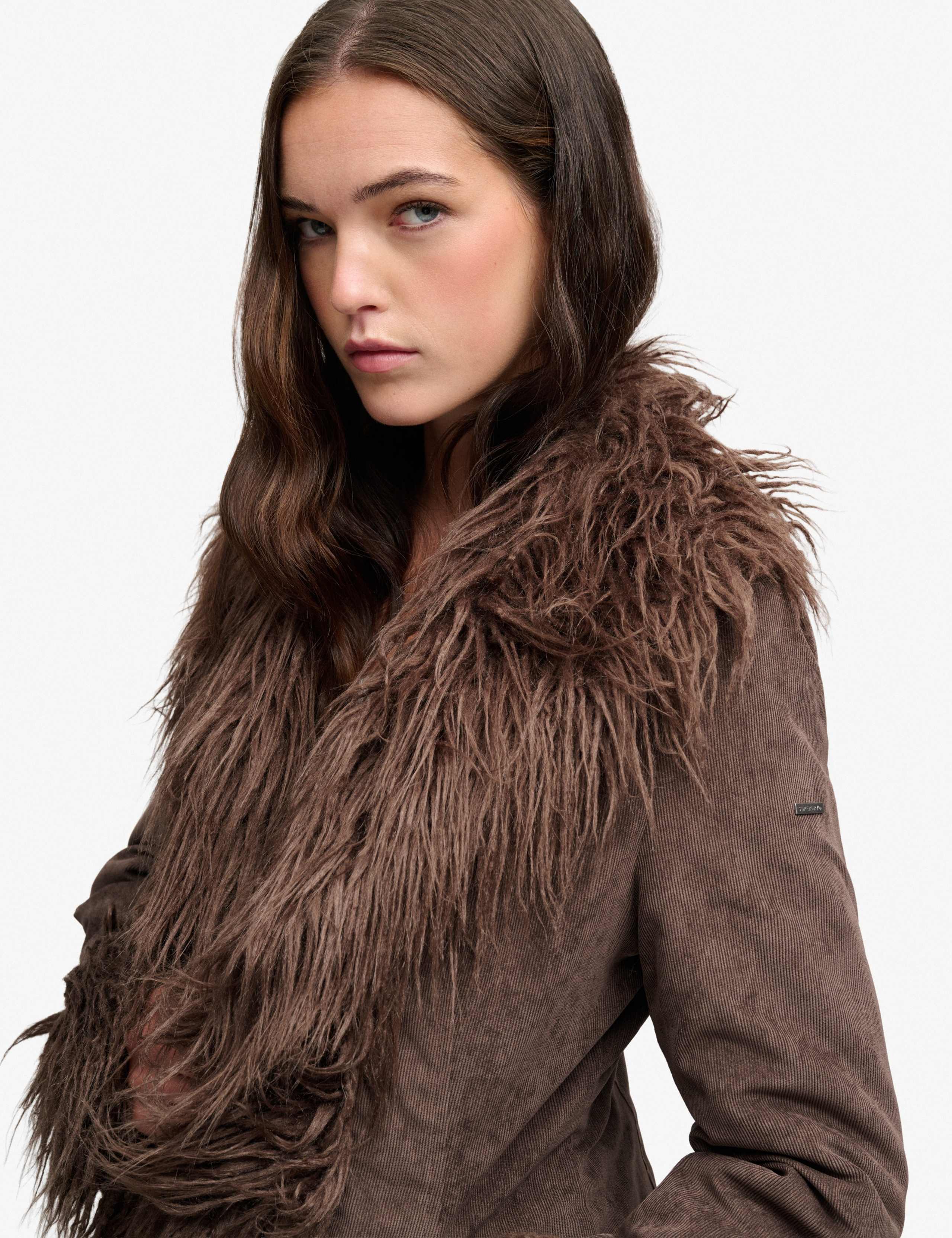 Cord Longline Afghan Coat 5 of 8
