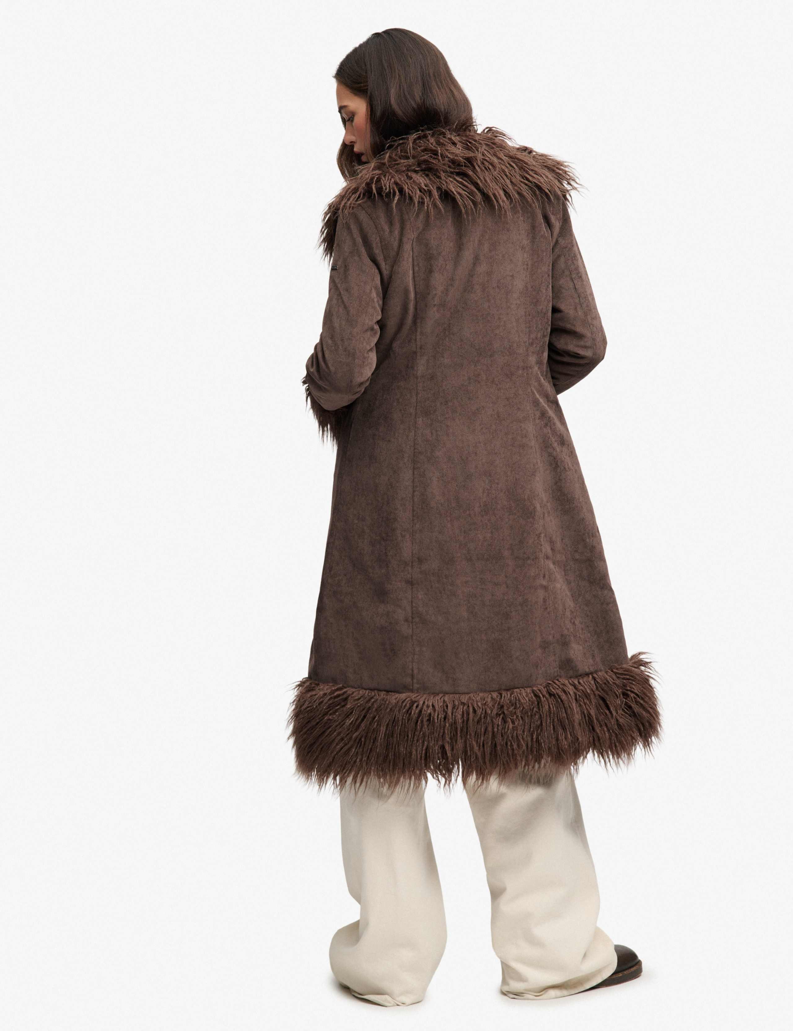 Cord Longline Afghan Coat 6 of 8