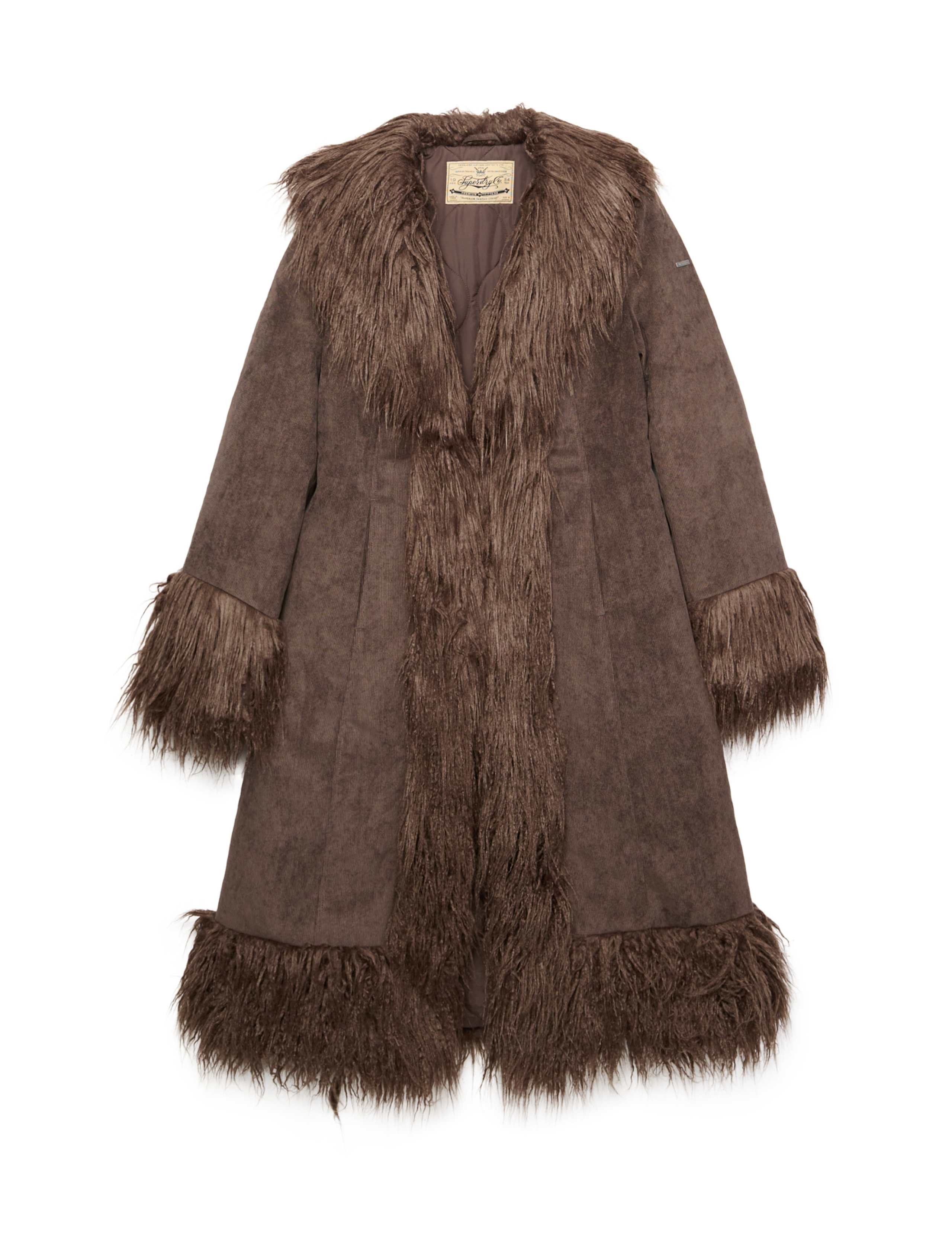 Cord Longline Afghan Coat 2 of 8