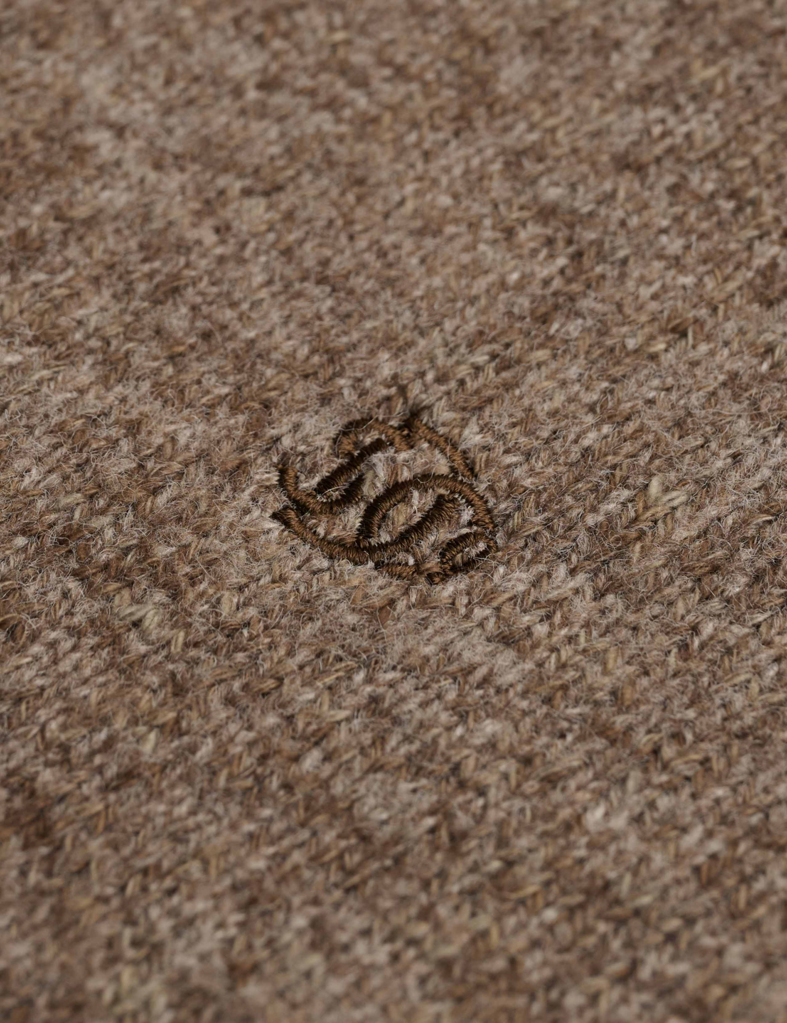 Cotton Blend Cable Crew Neck Jumper 7 of 7