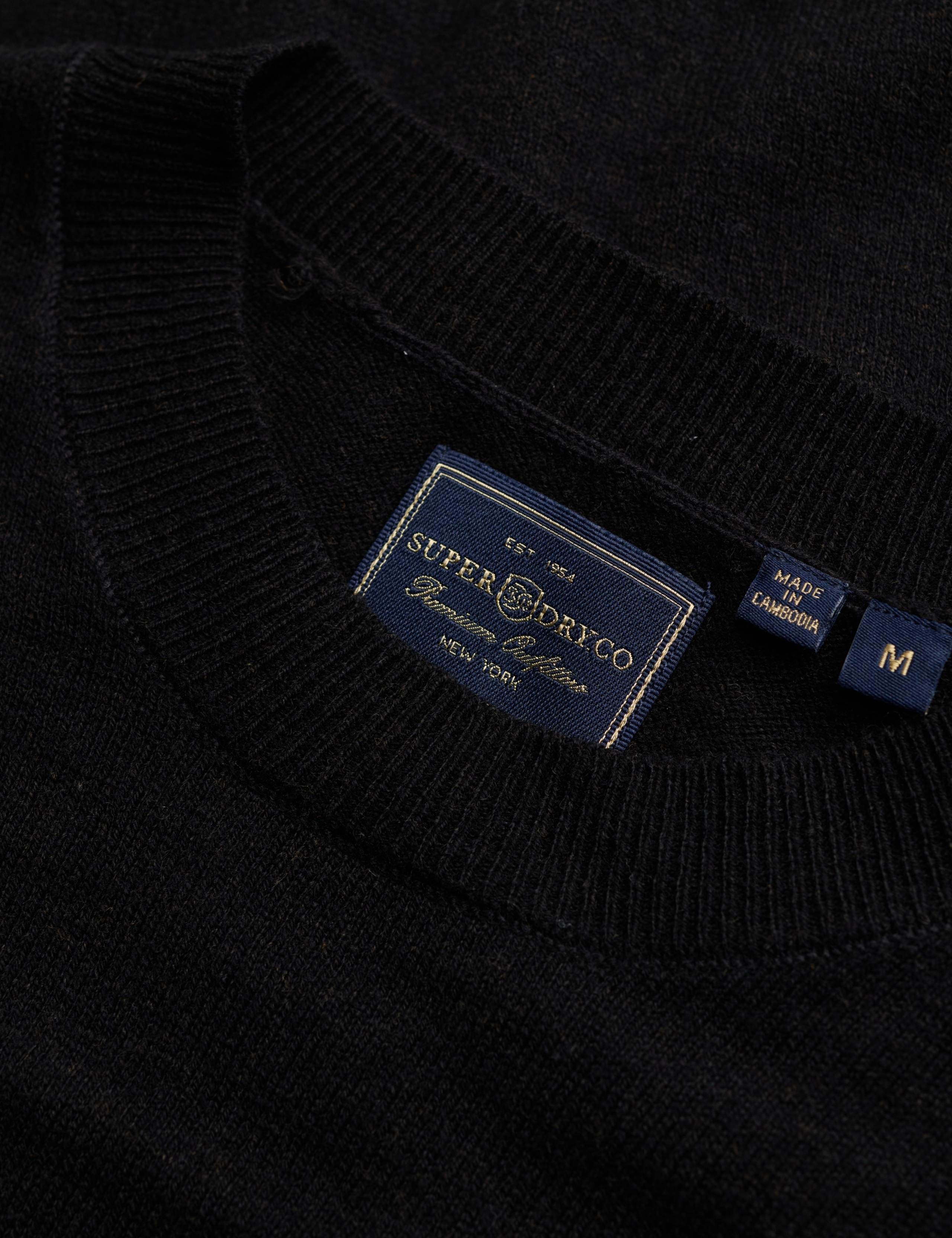 Cotton Rich Crew Neck Jumper with Wool 7 of 7