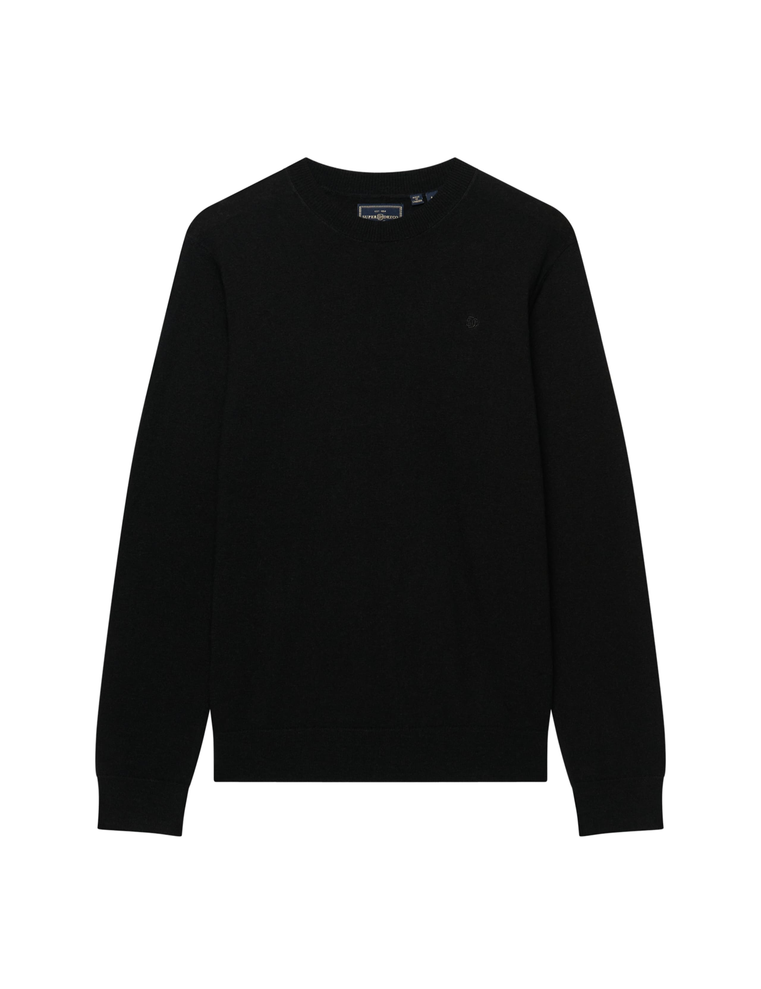 Cotton Rich Crew Neck Jumper with Wool 2 of 7