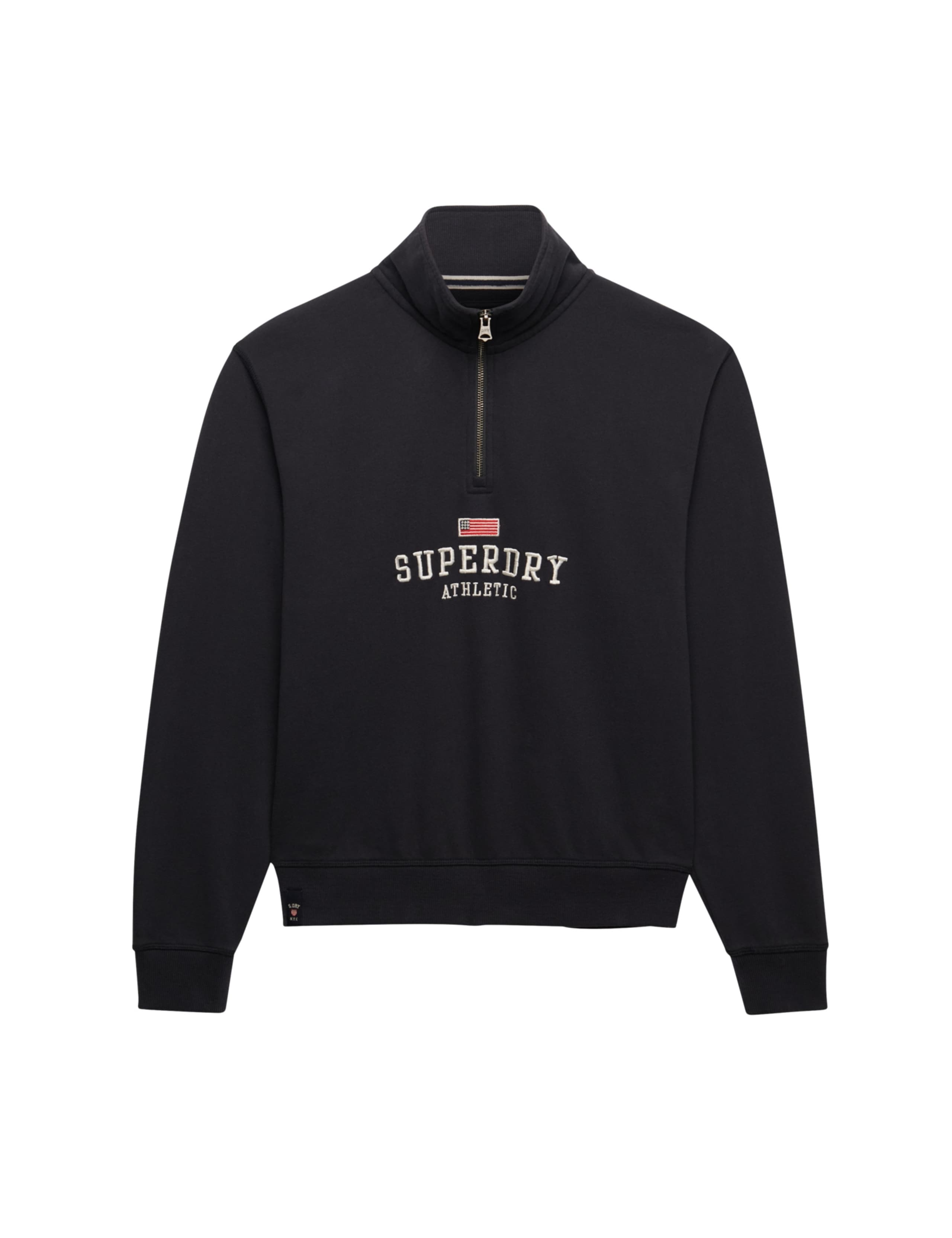 Pure Cotton Relaxed Half Zip Sweatshirt 2 of 7
