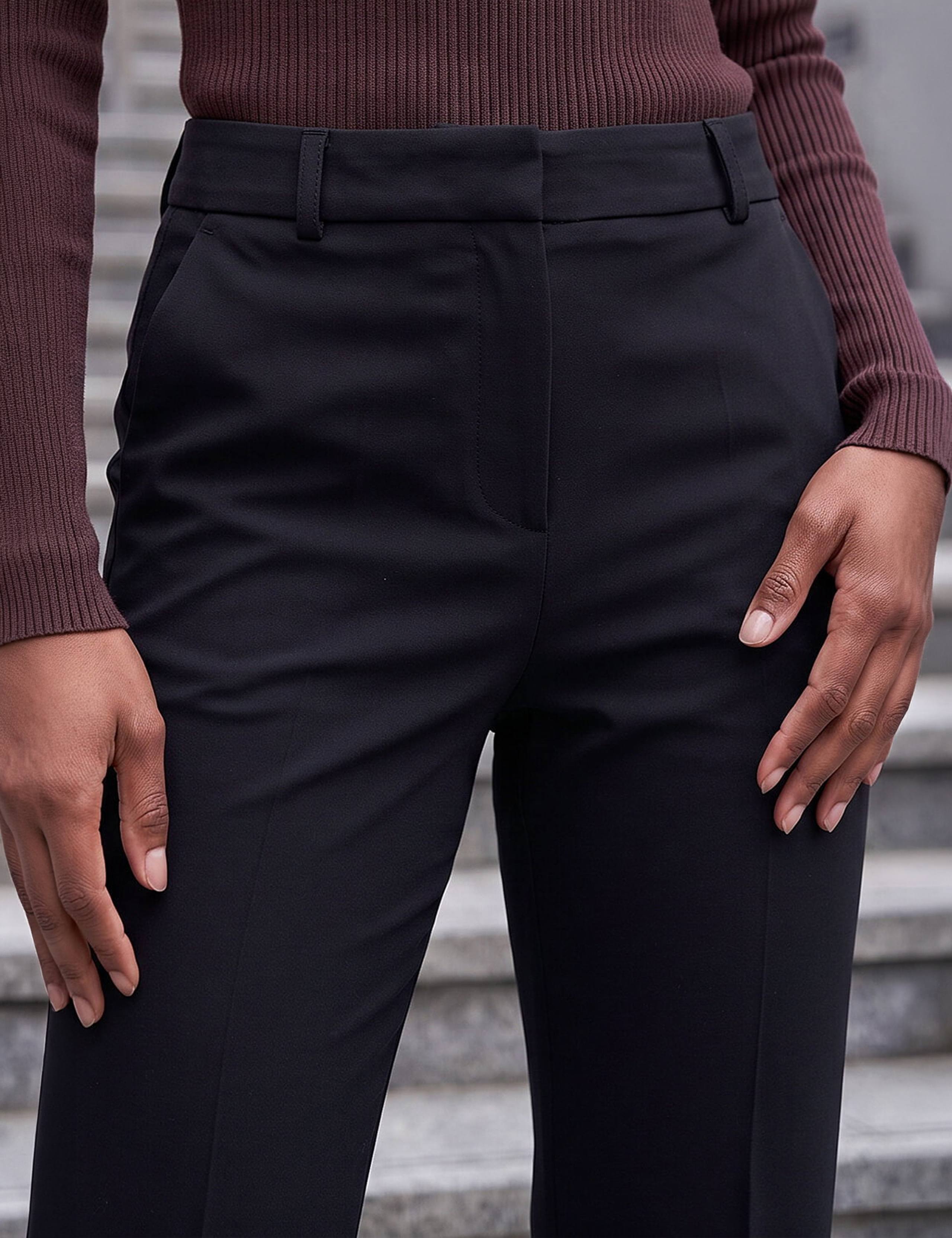 Bootcut Trousers with Stretch 4 of 4