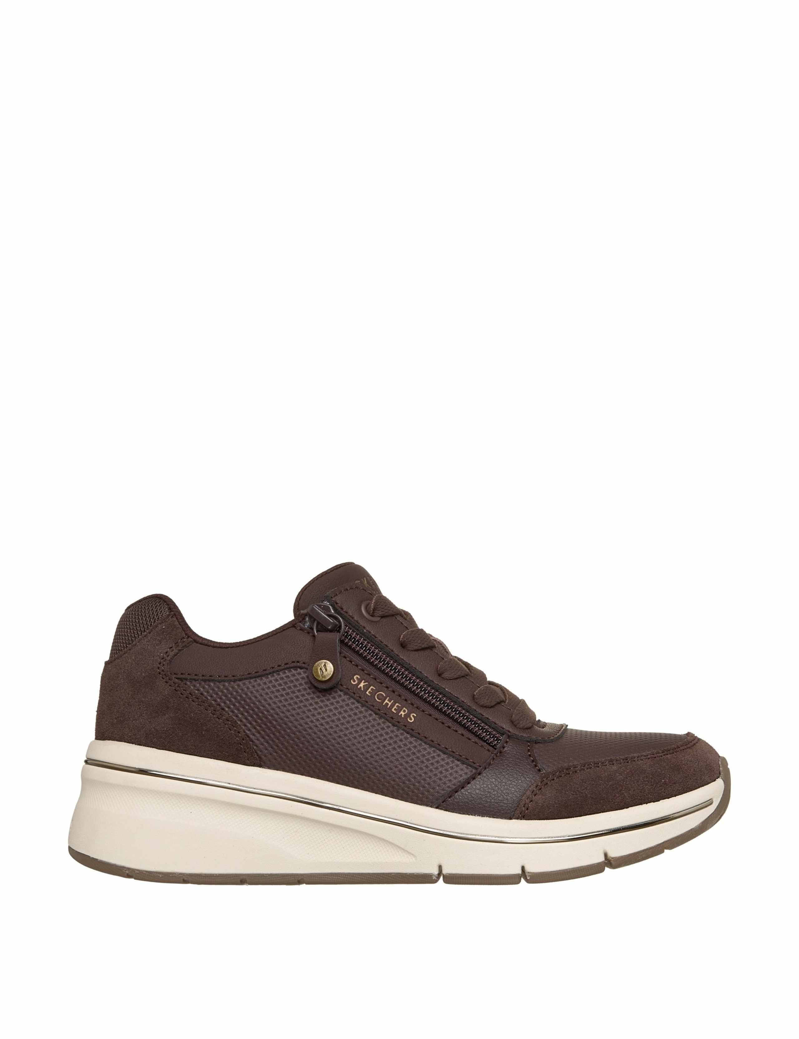 Street Billion Flex Luxe Up Wedge Trainers 1 of 4