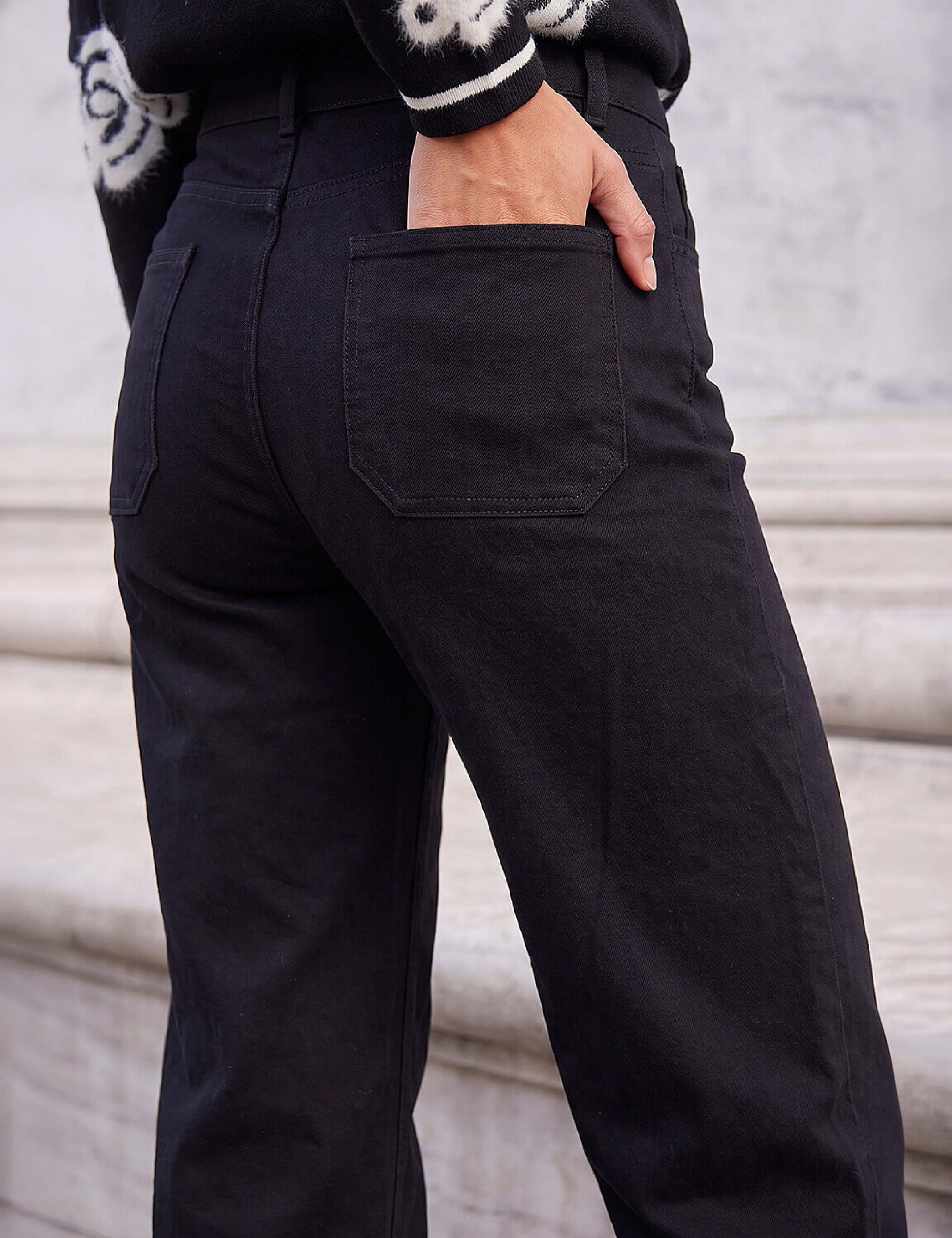 High Waisted Stretch Wide Leg Jeans 4 of 4