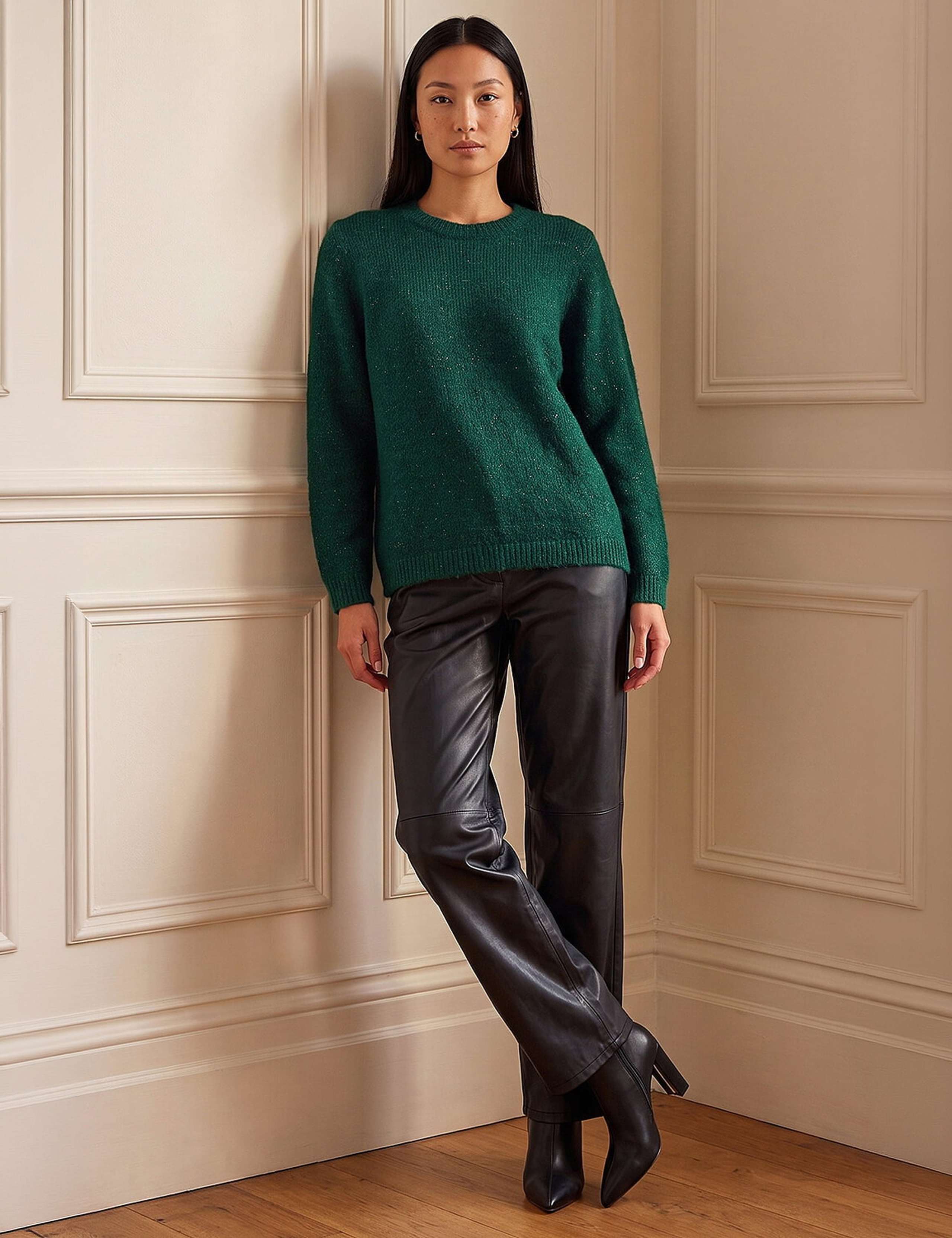 Sparkly Crew Neck Bow Back Jumper 2 of 4