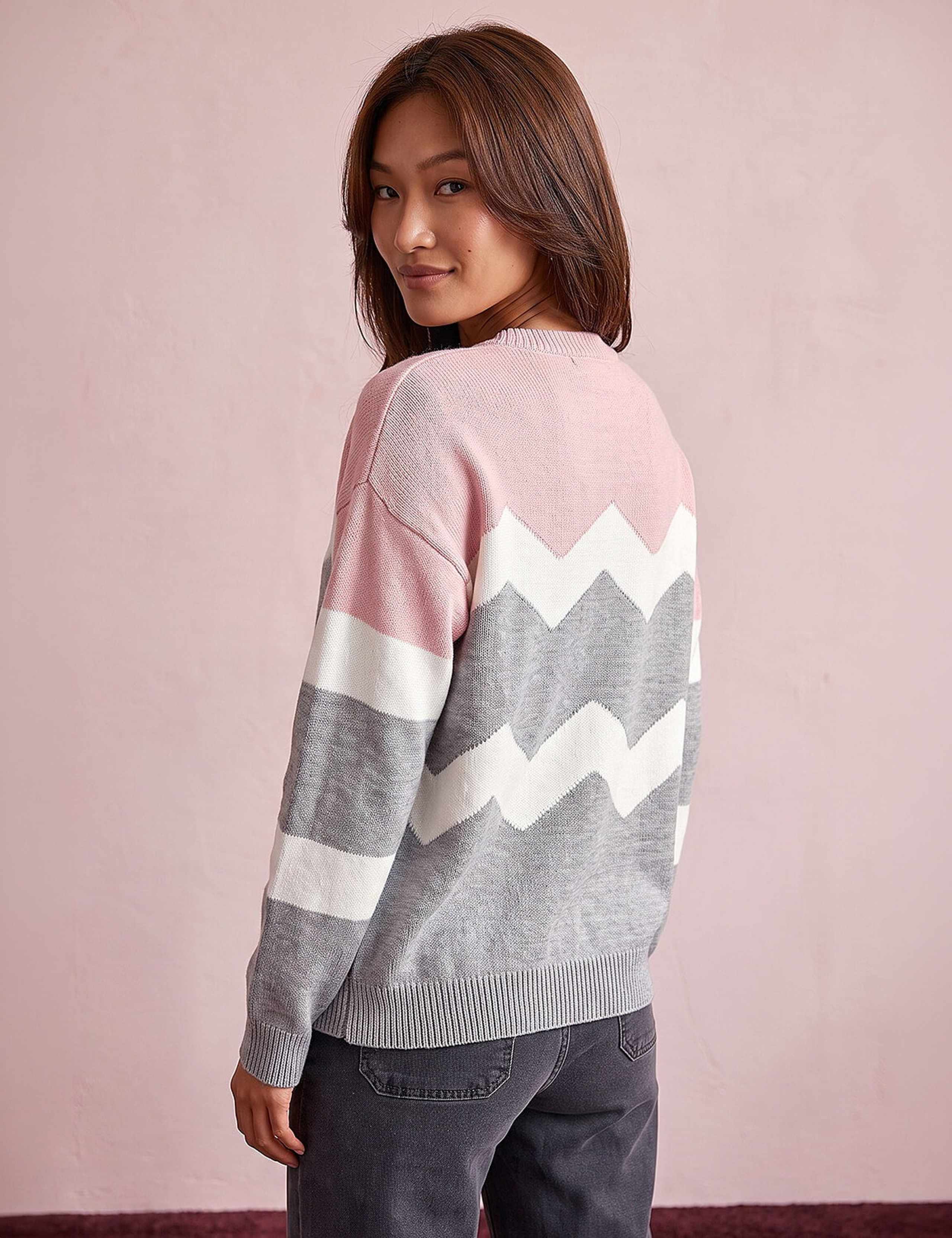 Colour Block Relaxed Jumper 2 of 4