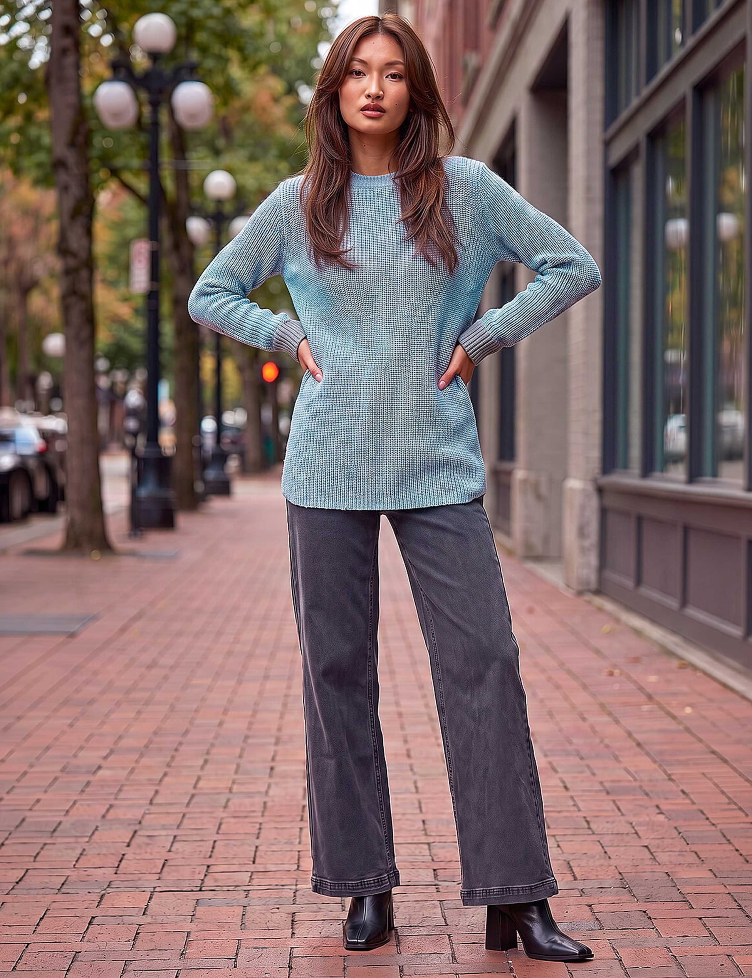 Contrast Cuff Knitted Jumper 3 of 4