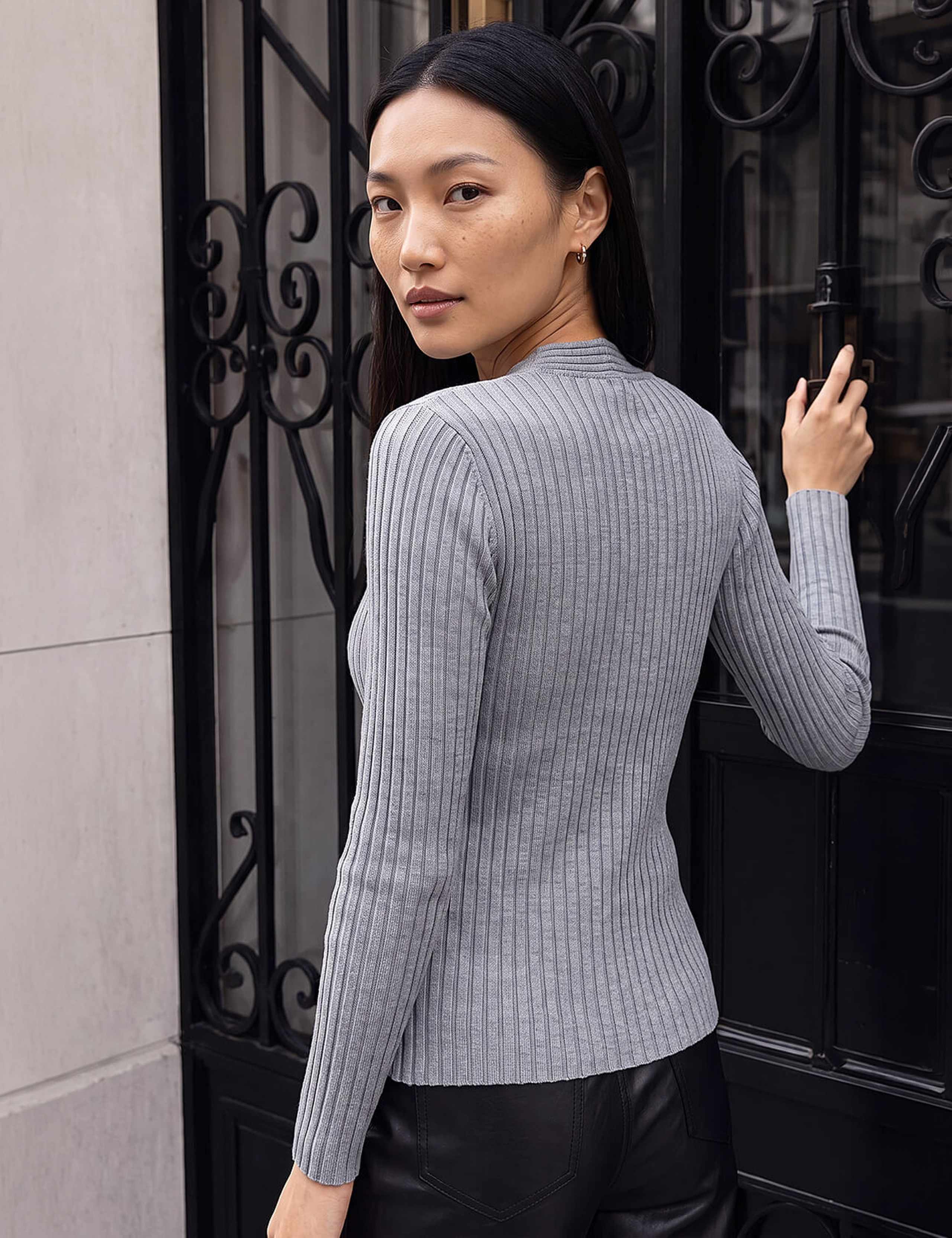 Ribbed Cable Knit Jumper 2 of 4
