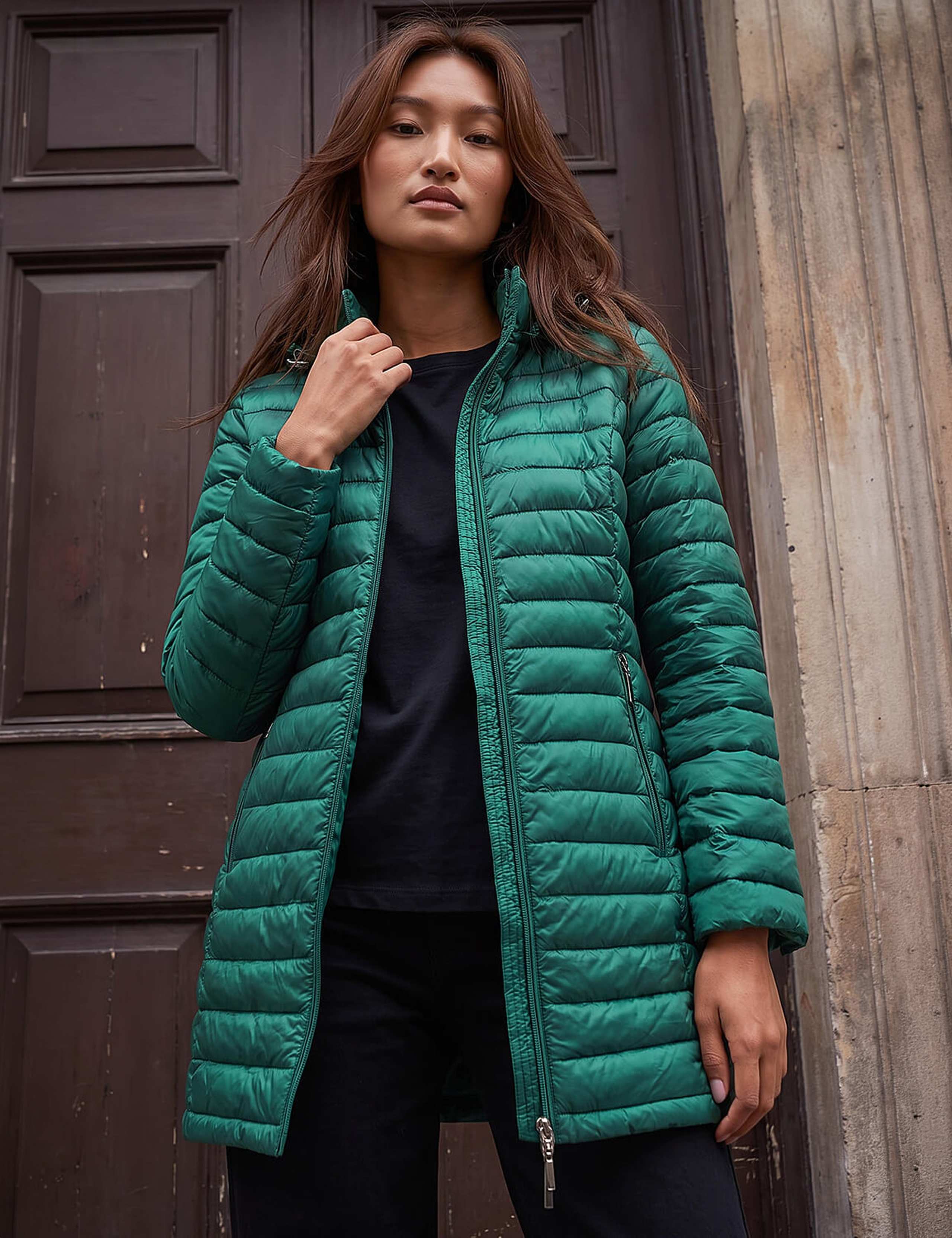 Quilted Hooded Longline Puffer Coat 4 of 4