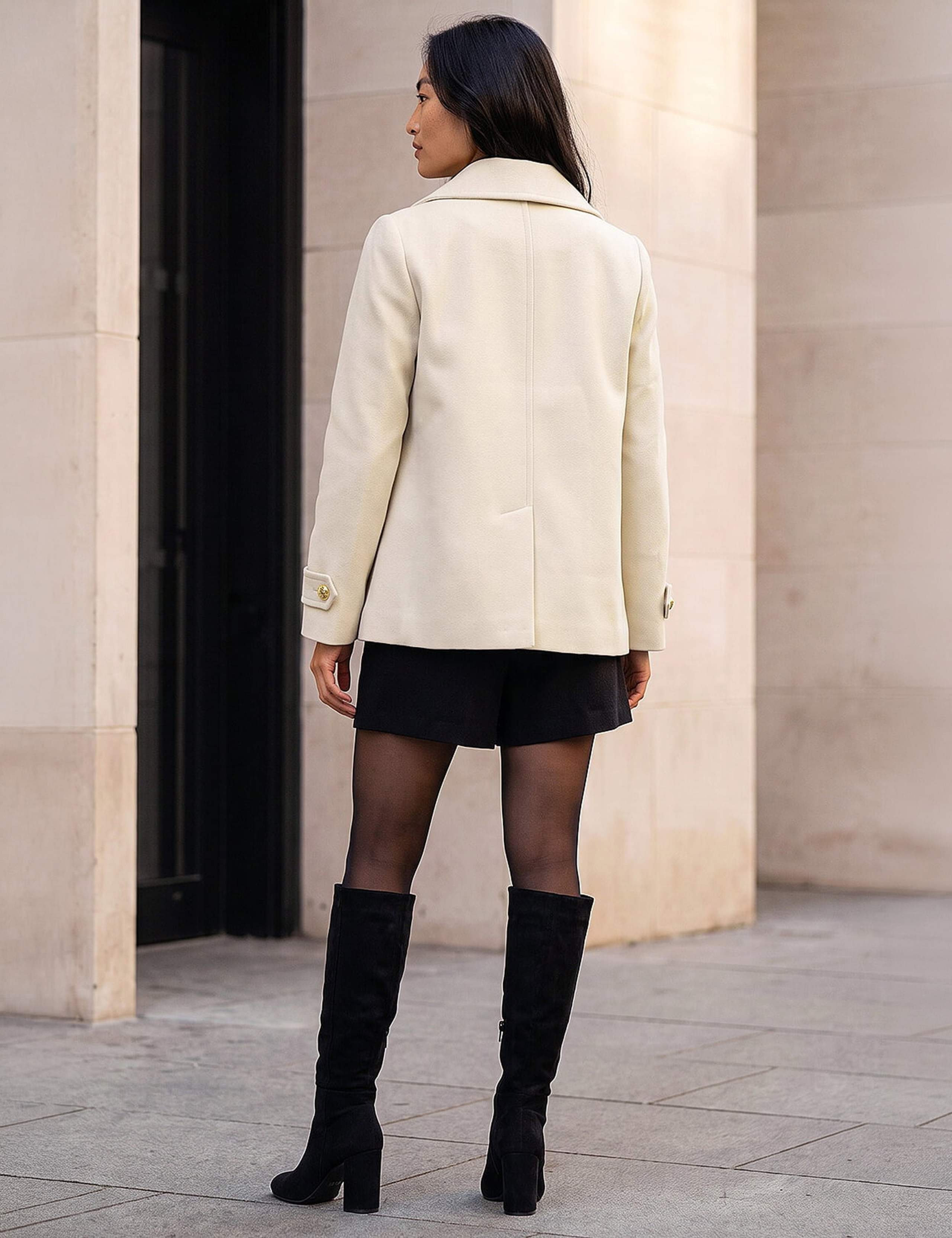Petite Double Breasted Pea Coat 3 of 4
