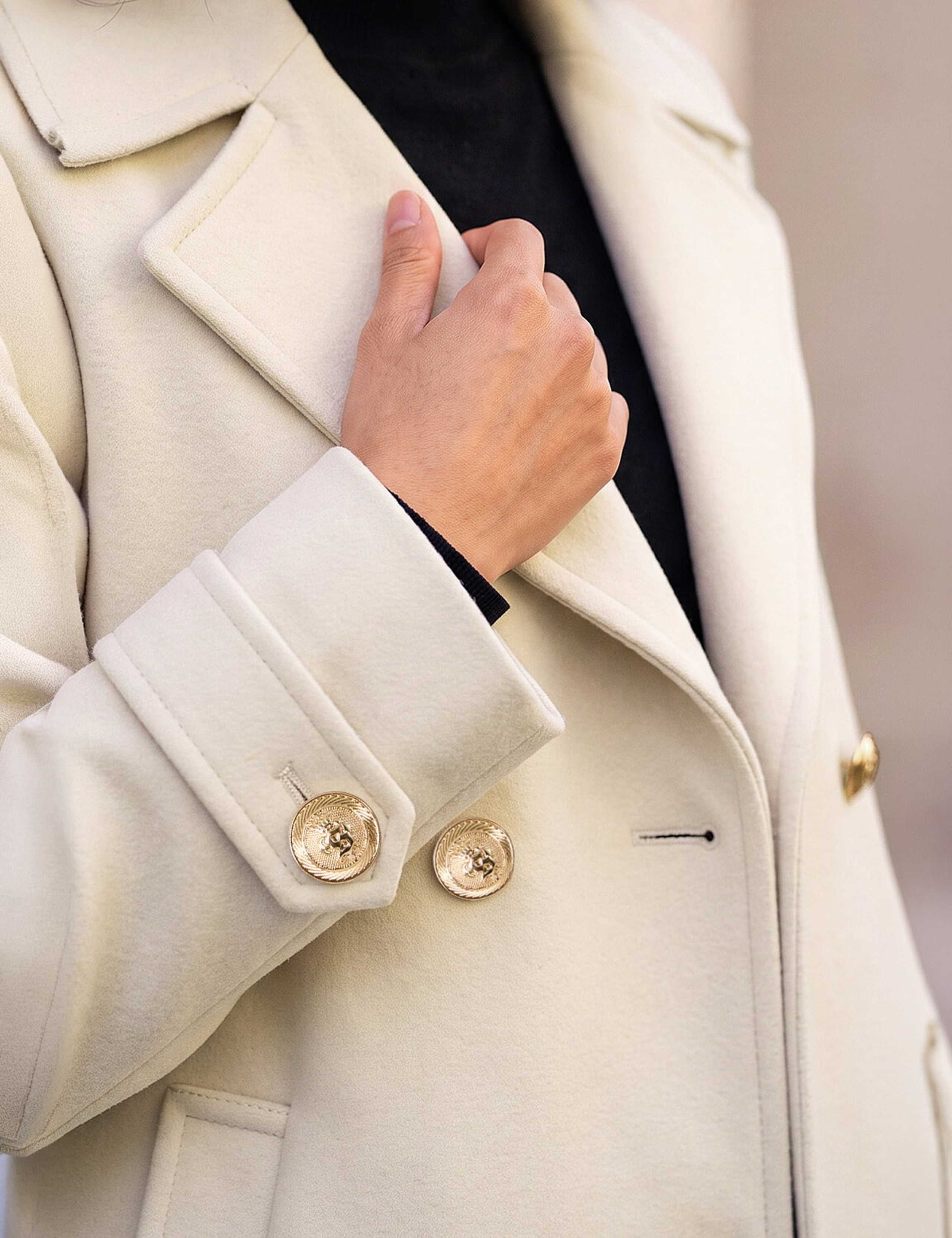 Petite Double Breasted Pea Coat 4 of 4
