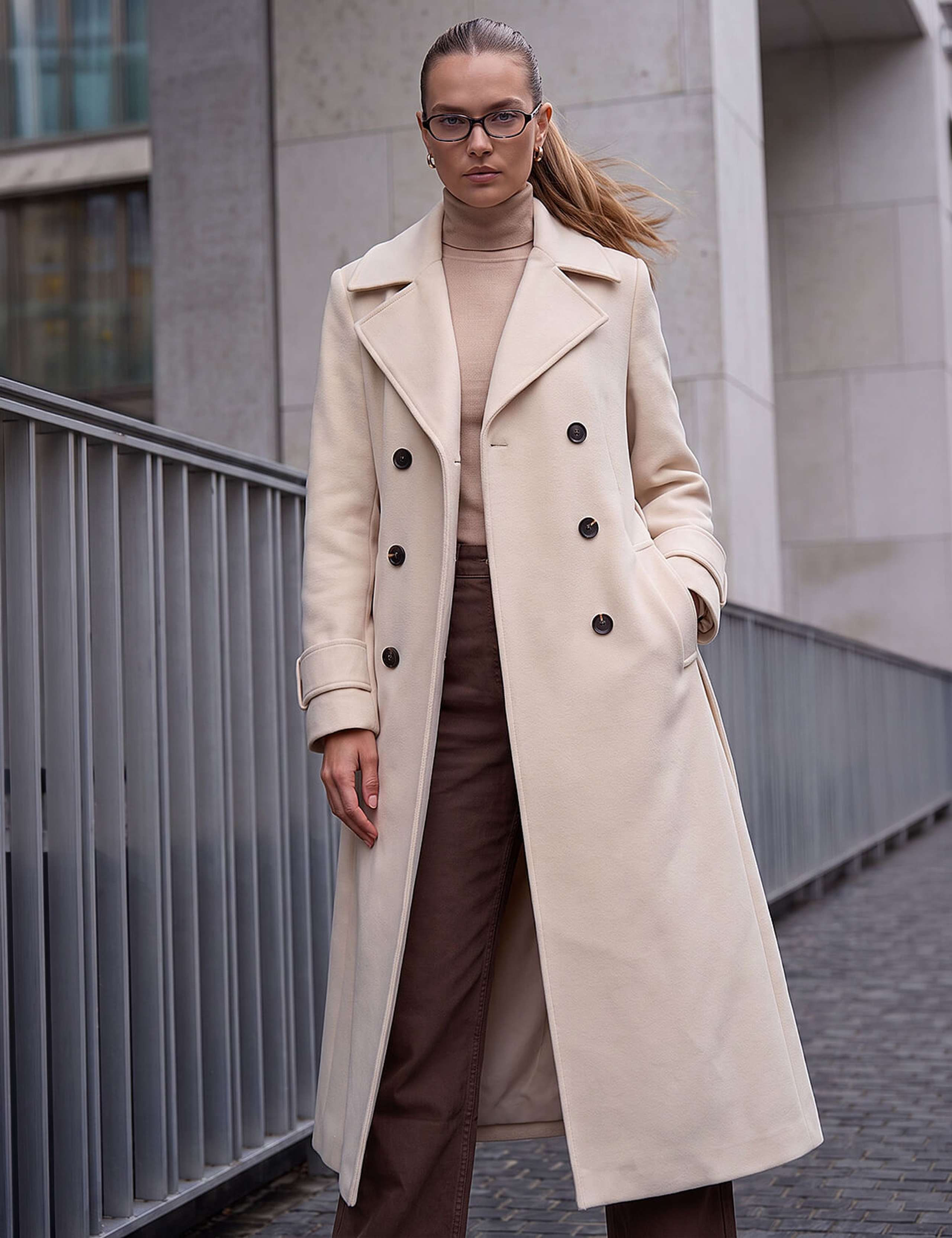 Belted Tailored Coat 2 of 4