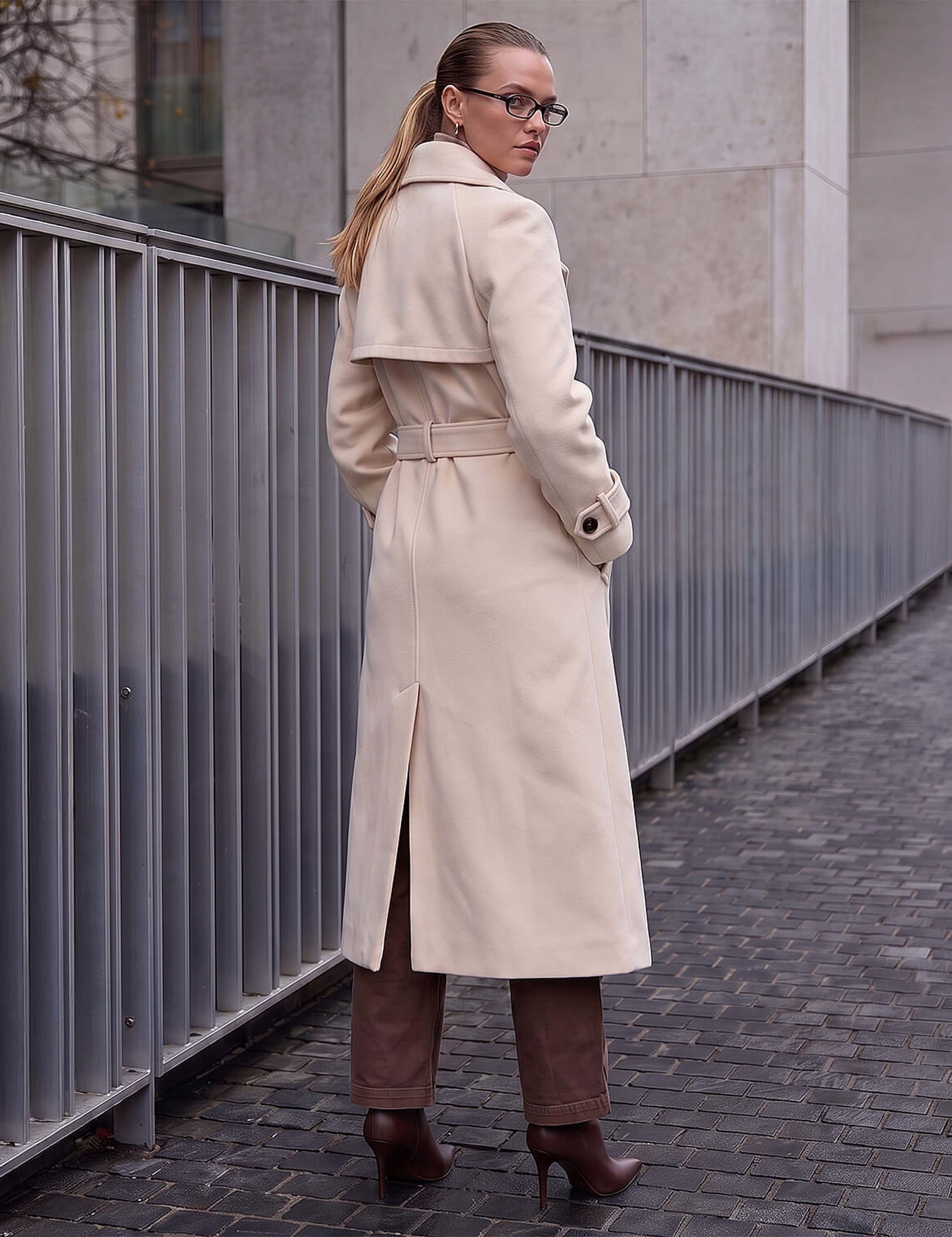Belted Tailored Coat 3 of 4