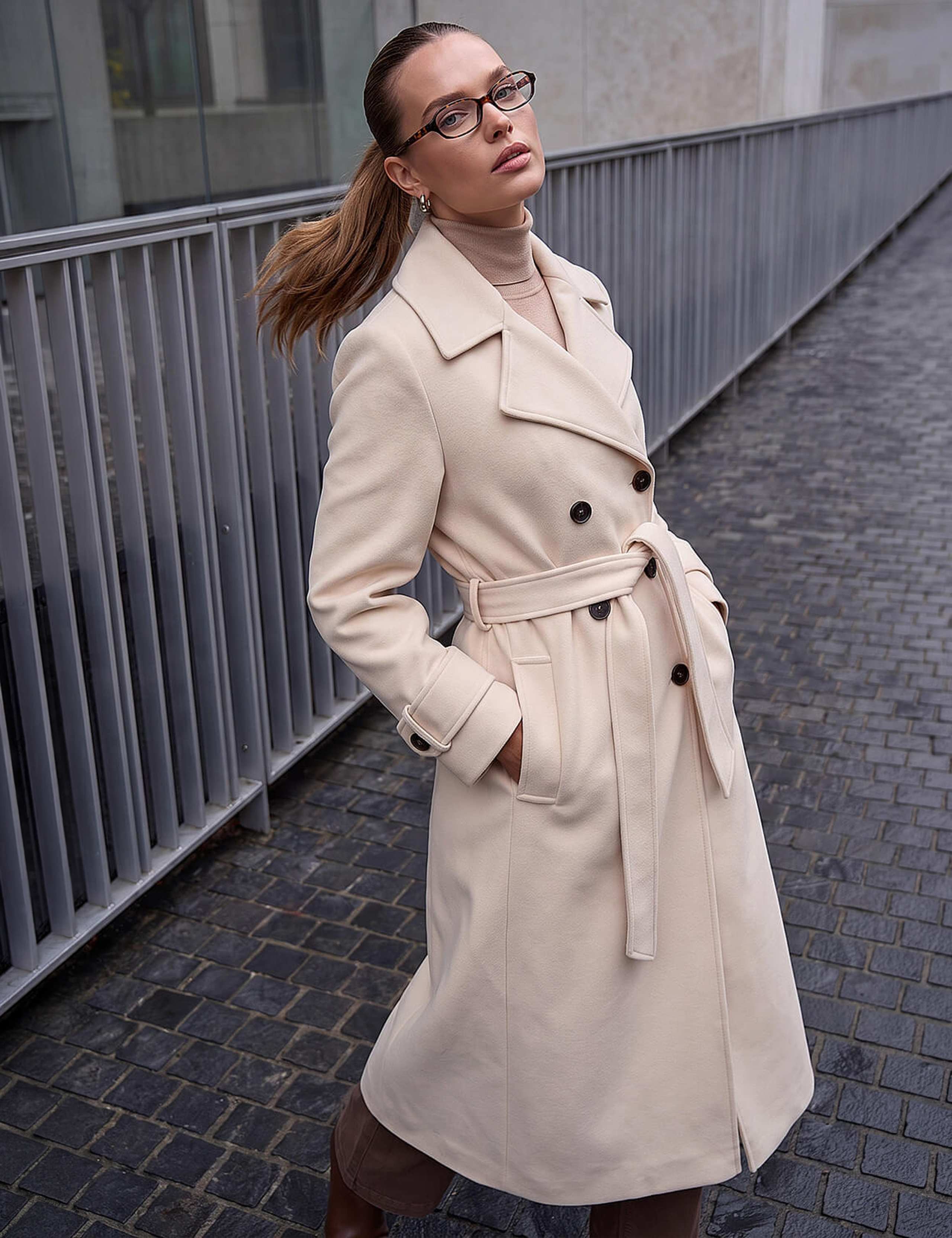 Belted Tailored Coat 4 of 4
