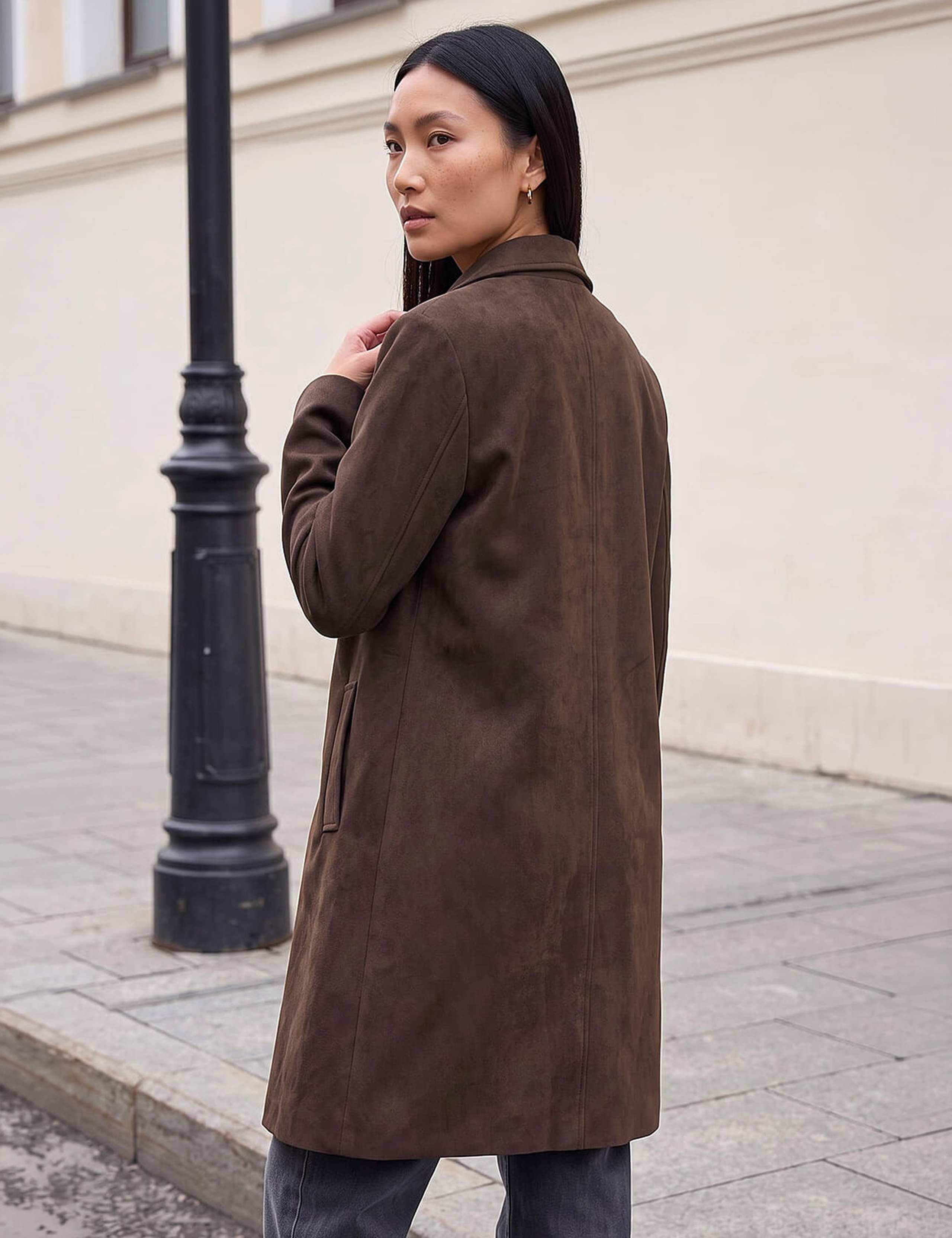Suedette Coat 3 of 4