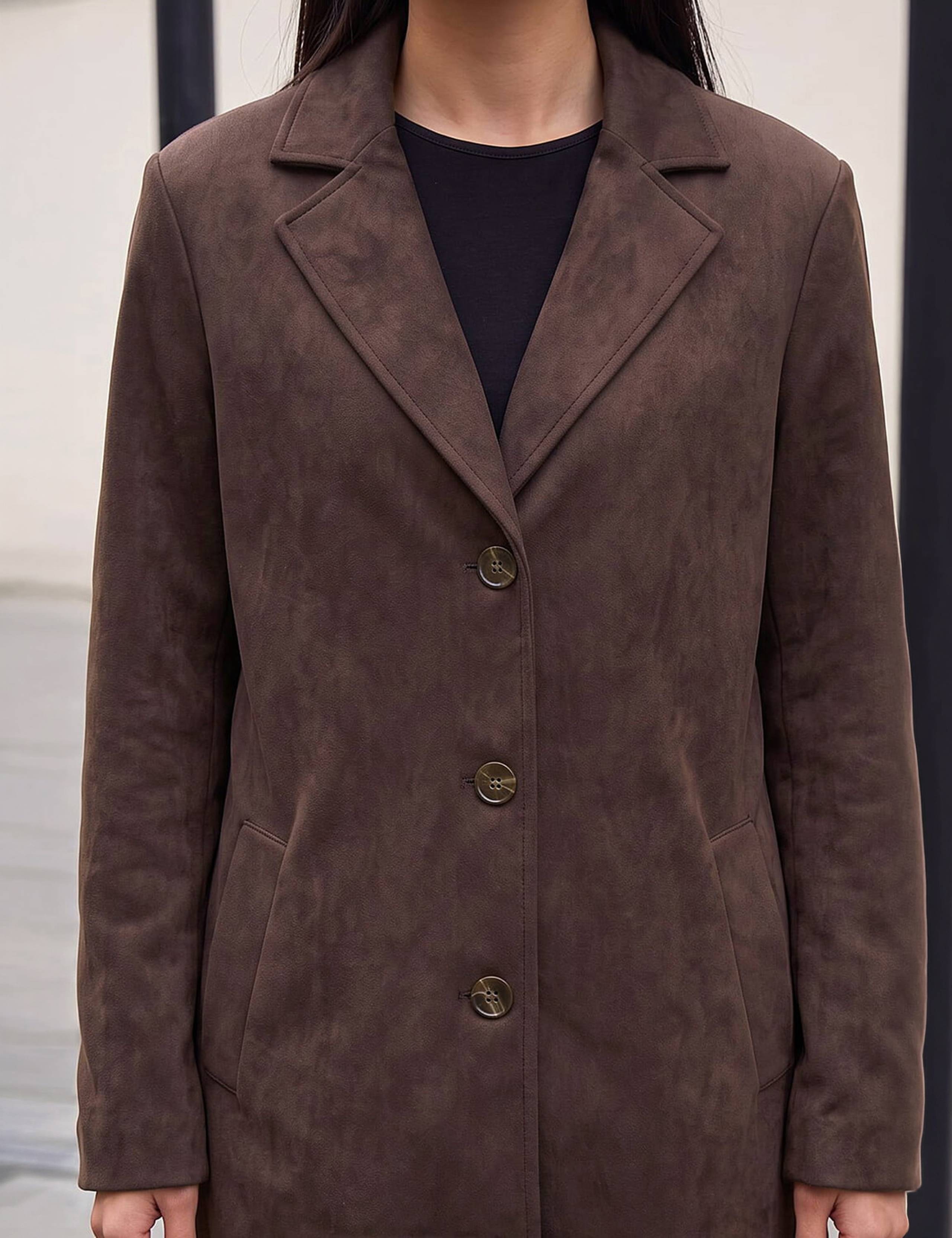 Suedette Coat 4 of 4