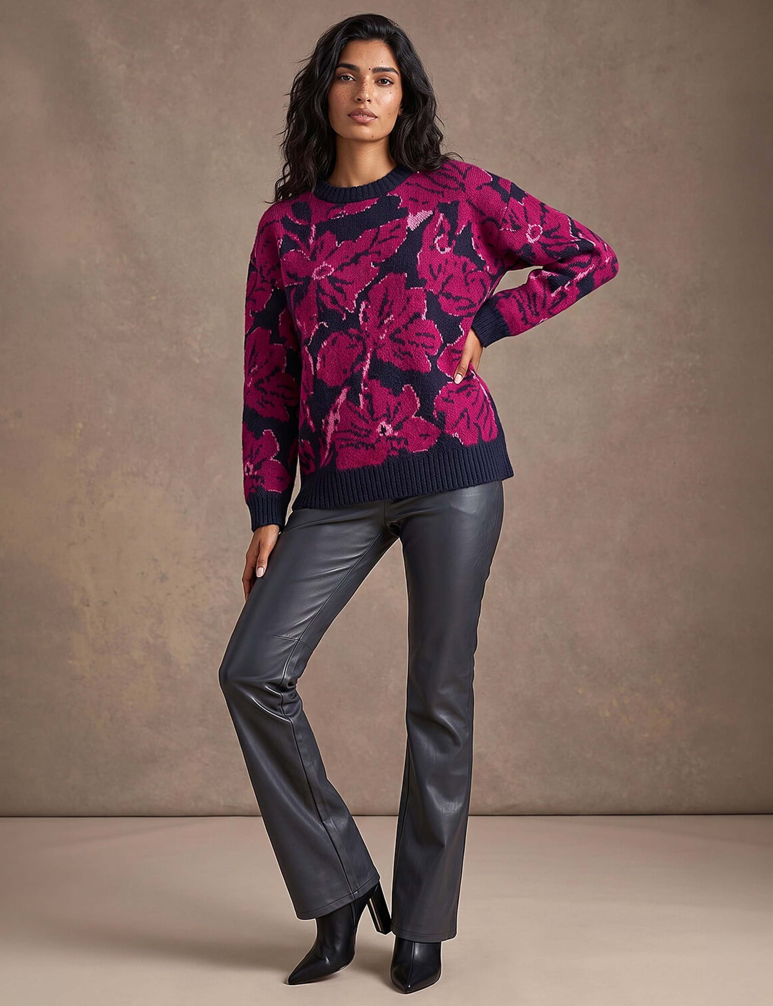 Floral Crew Neck Jumper 3 of 4