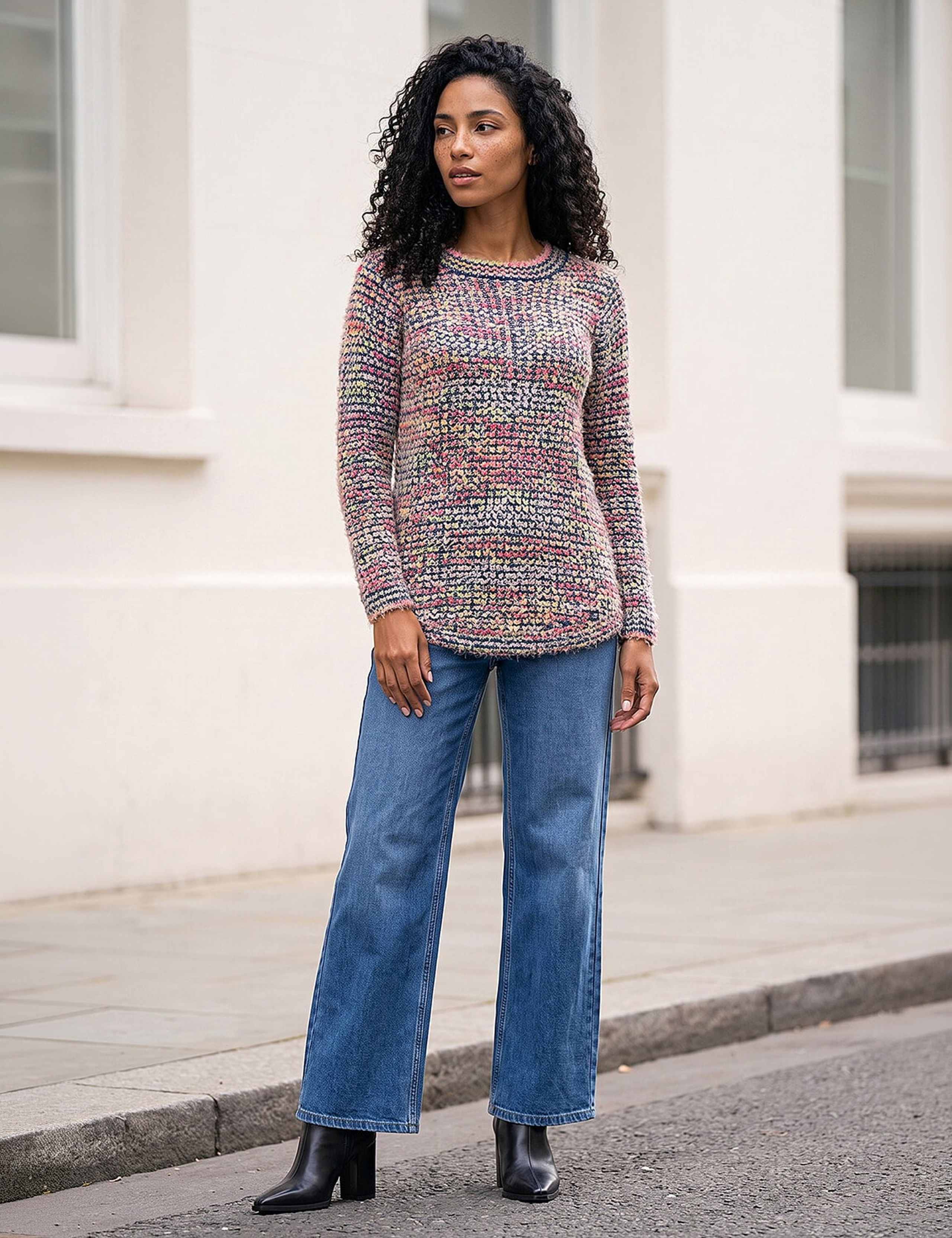 Space Dyed Crew Neck Jumper 3 of 4