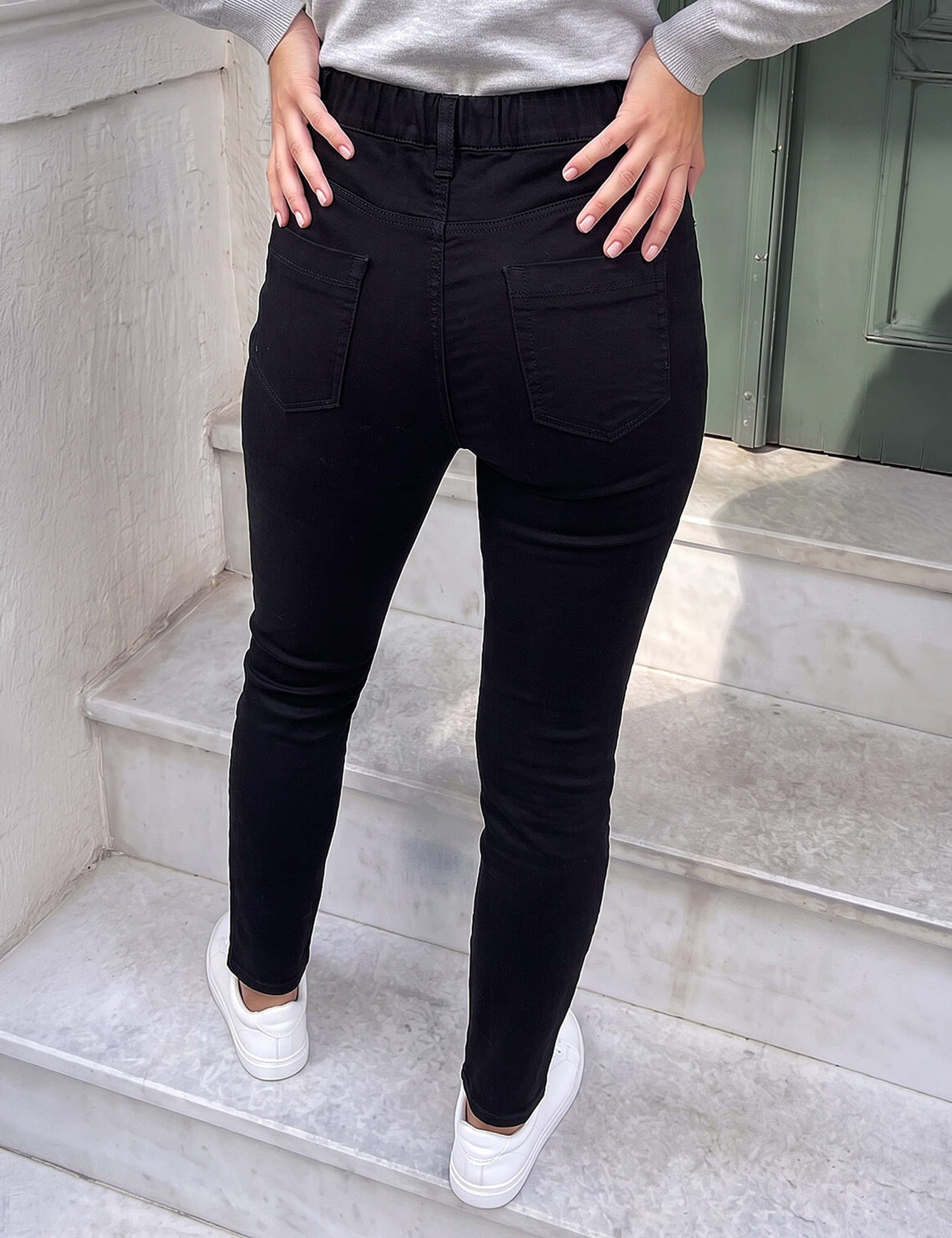 Stretch Denim Elasticated Waist Jeggings 3 of 4