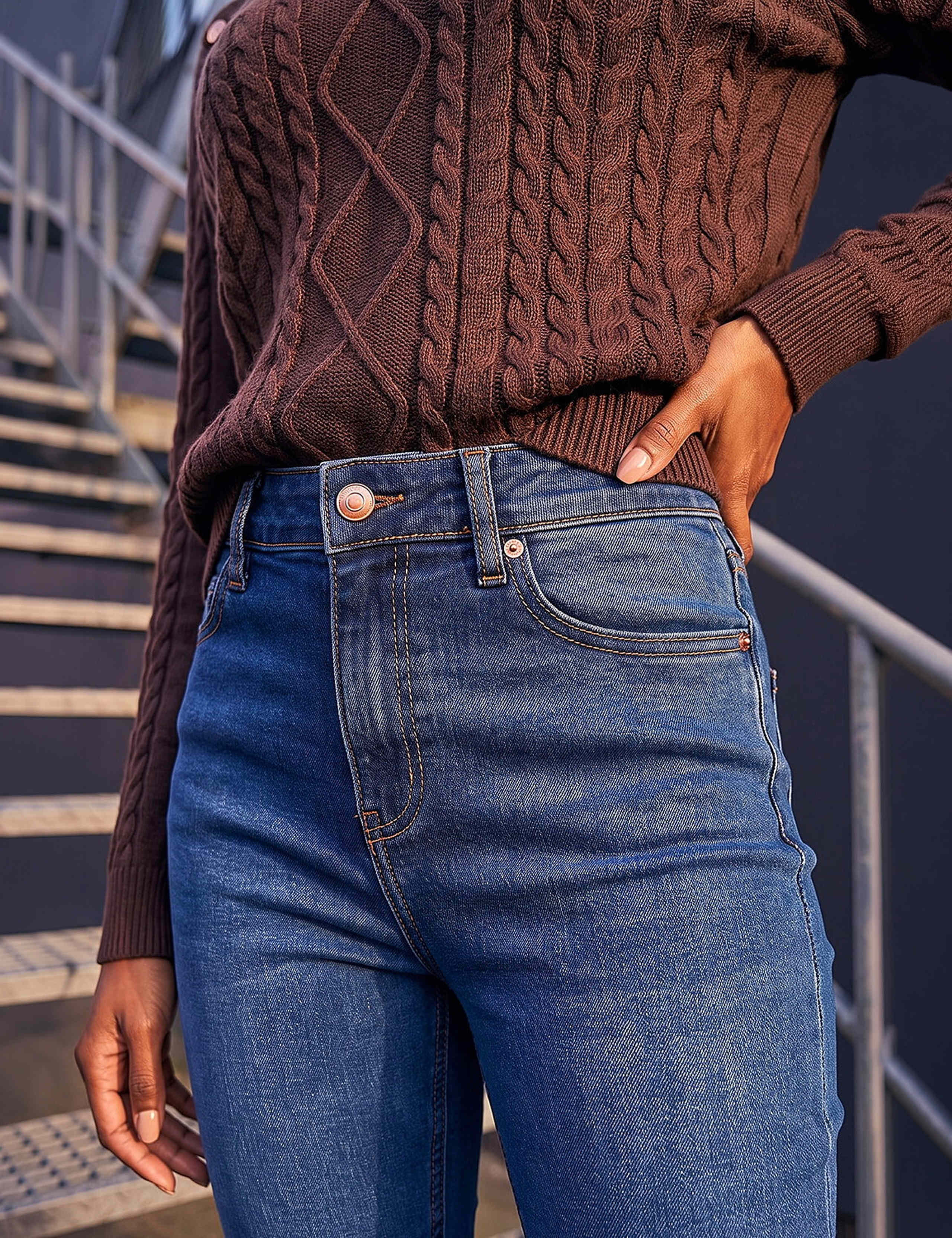 Petite Mid Rise Bootcut Jeans 4 of 4
