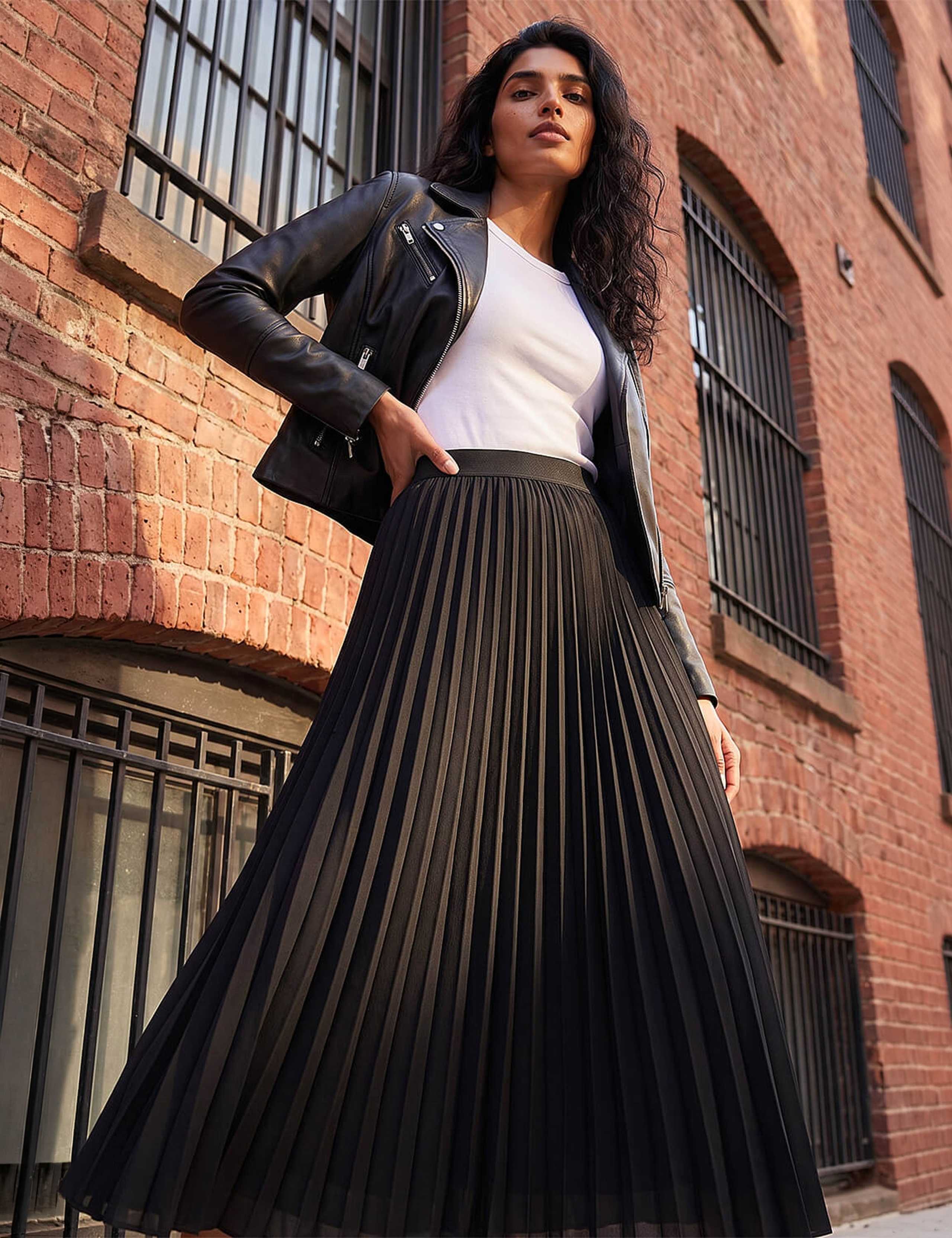 Pleated Maxi skirt 3 of 4