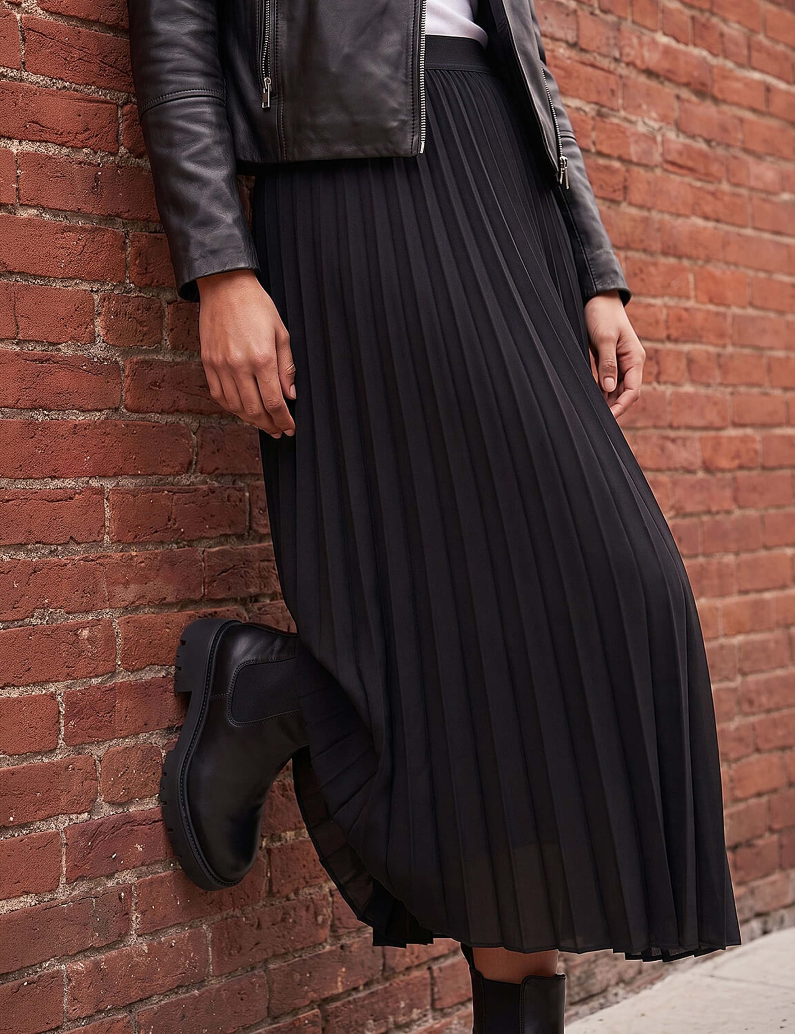 Pleated Maxi skirt 4 of 4