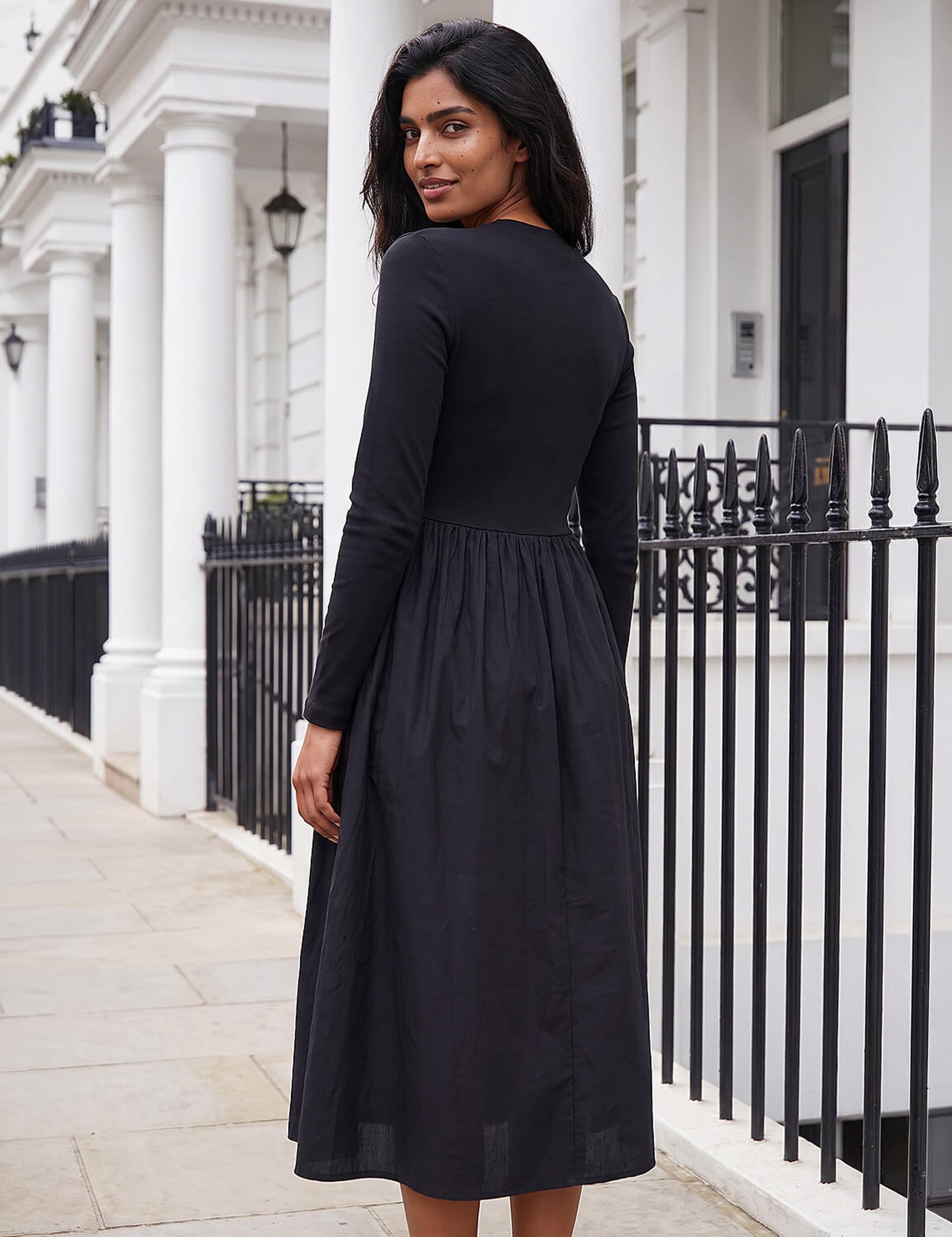 Cotton Rich Skater Dress 2 of 4