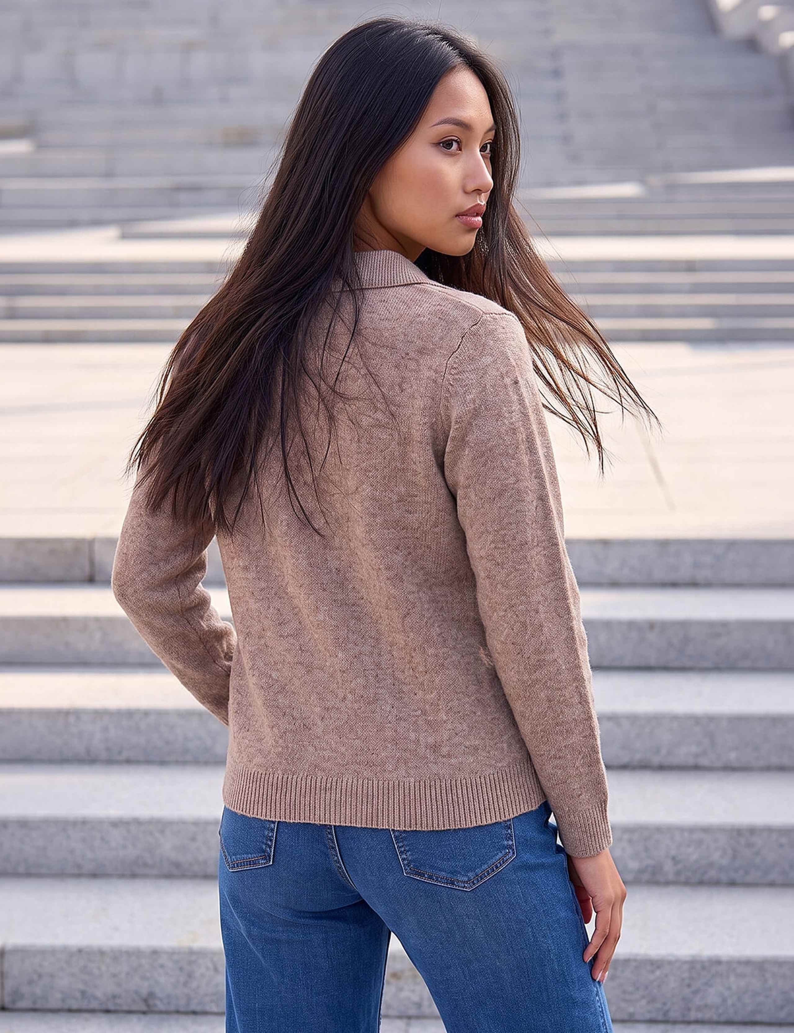 Collared Button Front Cardigan 2 of 4