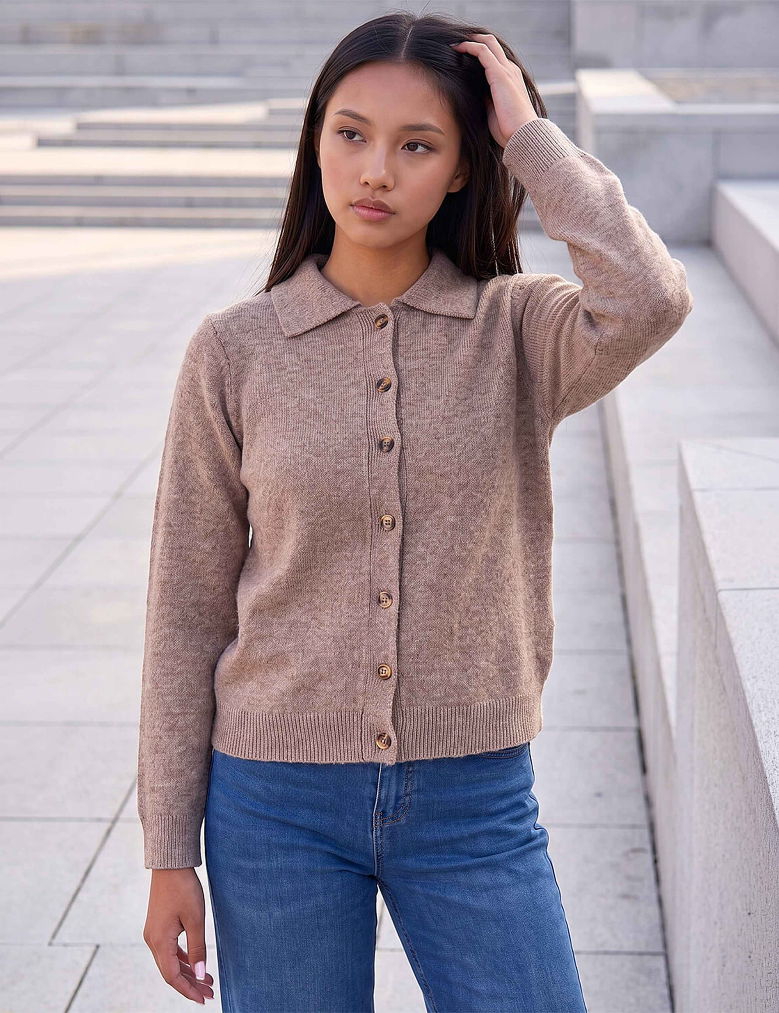 Collared Button Front Cardigan 4 of 4