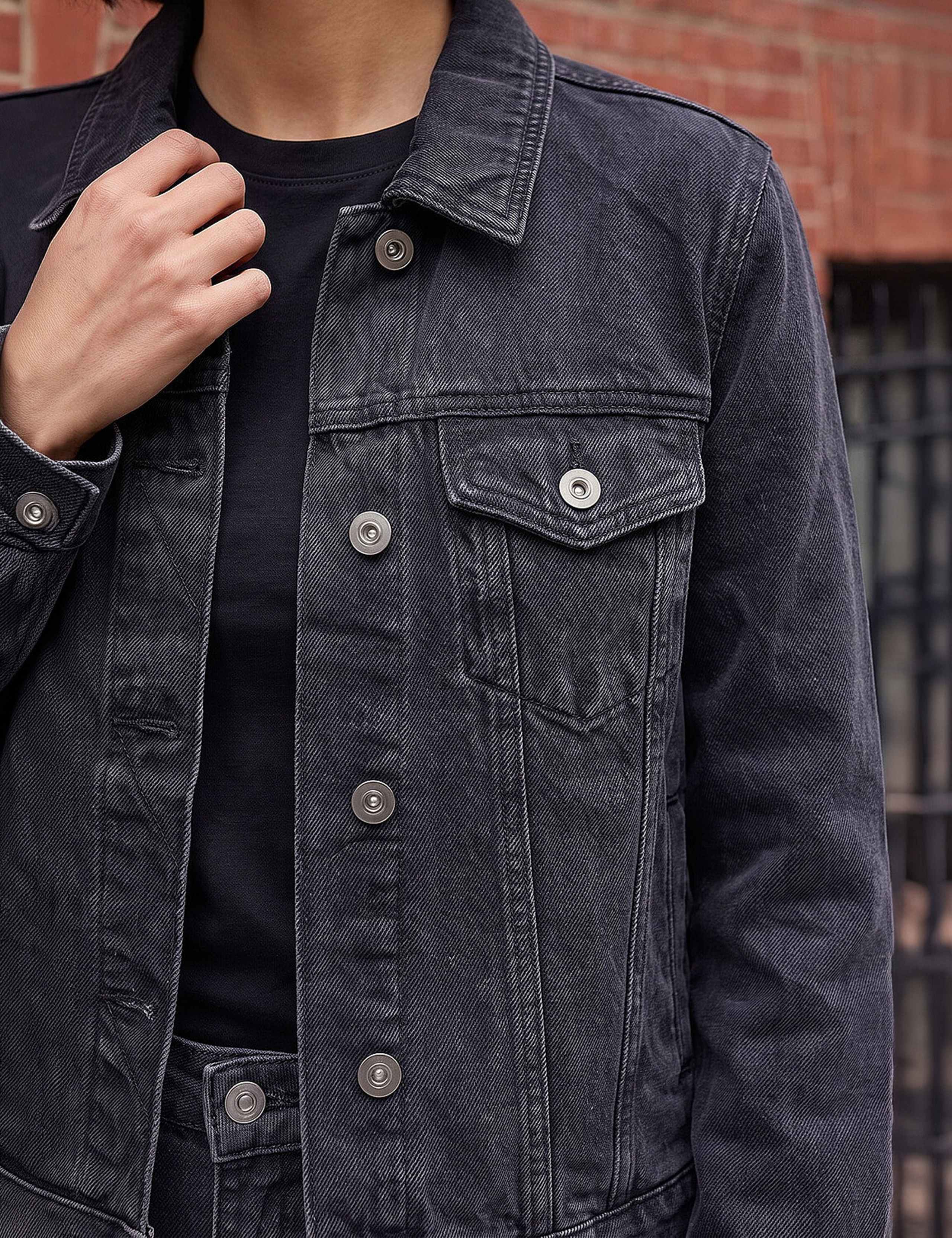 Cropped Denim Jacket 4 of 4
