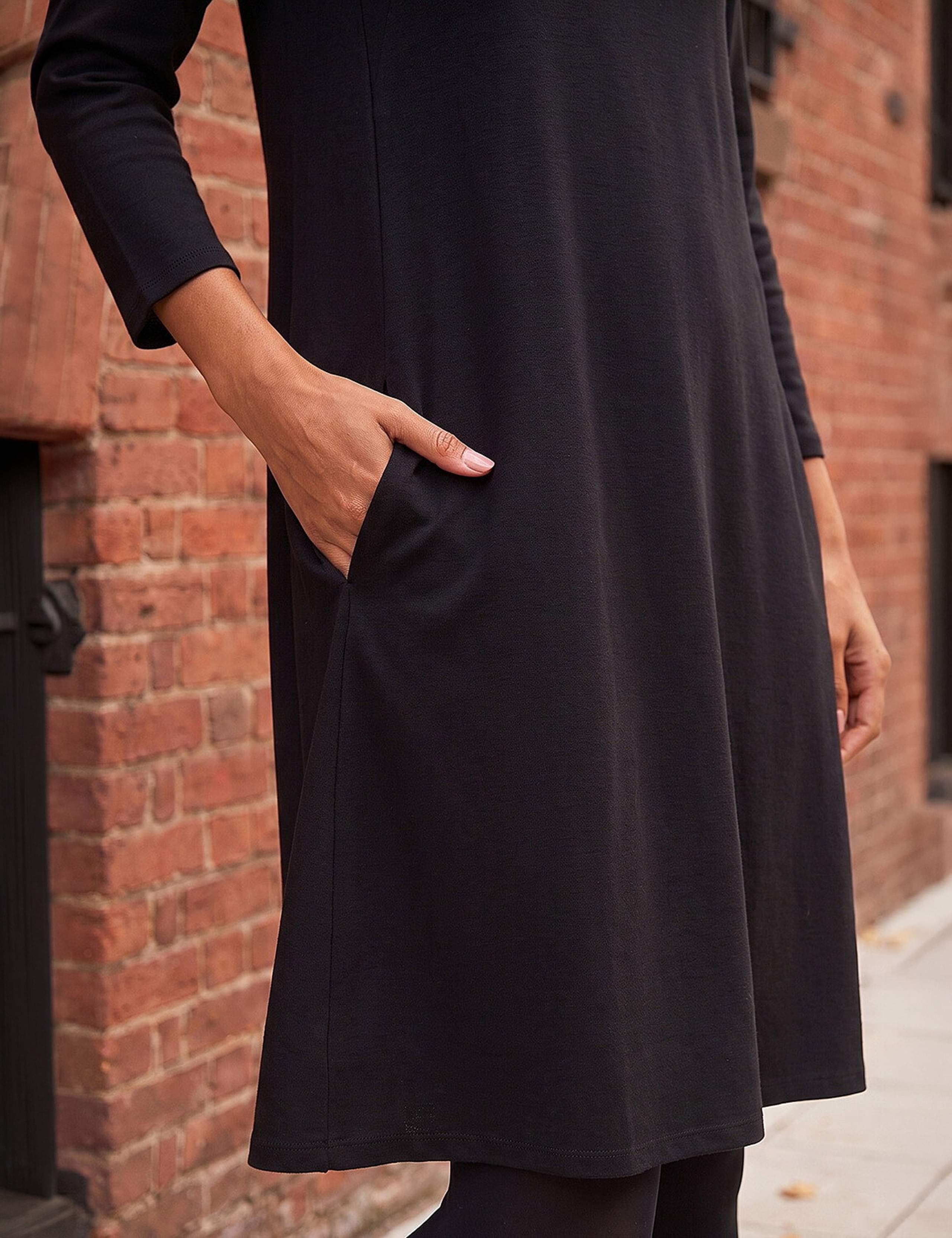 Jersey Knee Length Swing Dress 4 of 4
