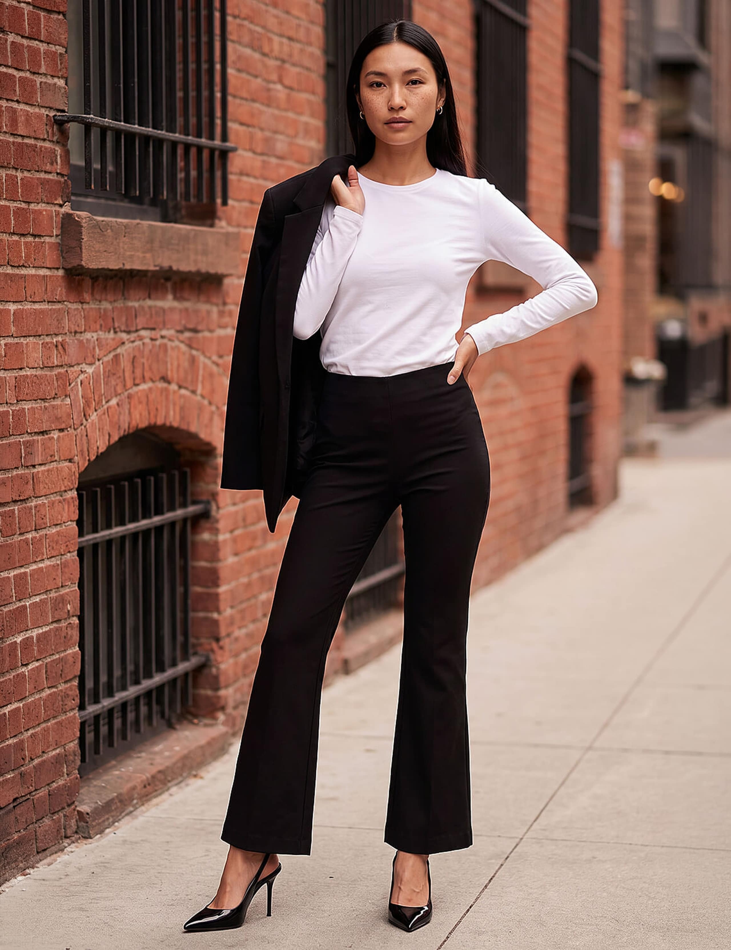 Bootcut Trousers with Stretch 3 of 4
