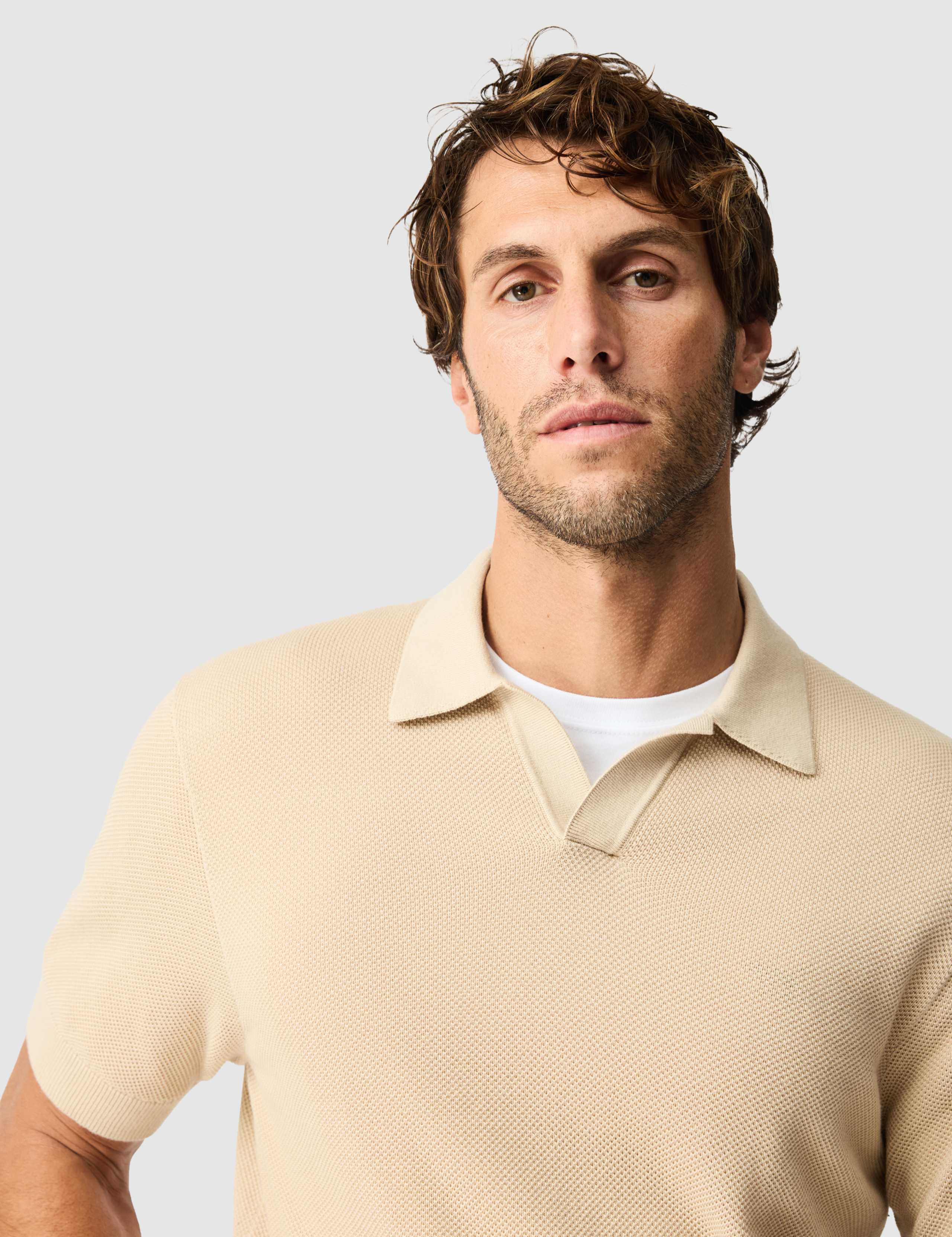 Avalon Pure Cotton Knitted Polo Shirt 2 of 6