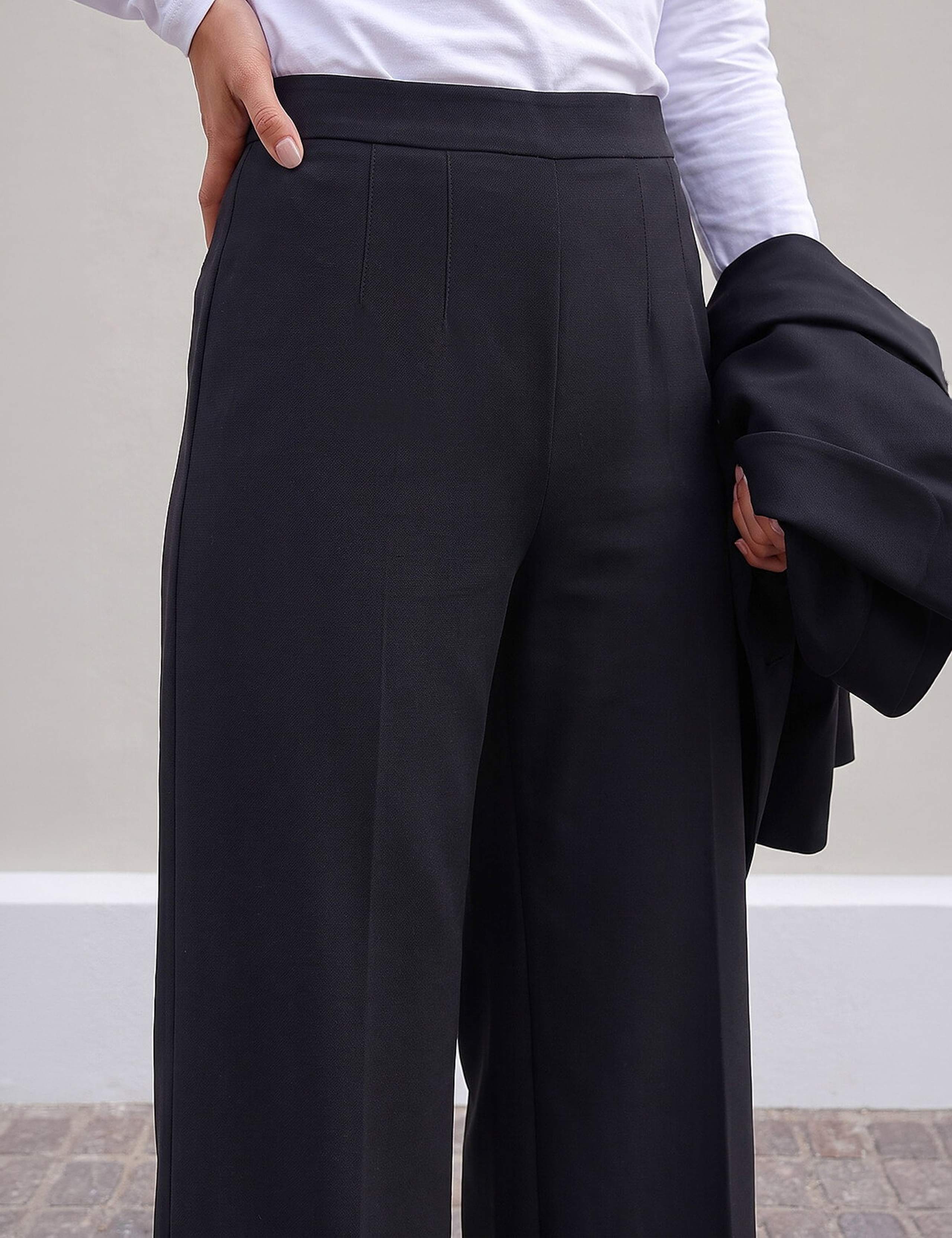 Petite Ponte Wide Leg Trousers 4 of 4